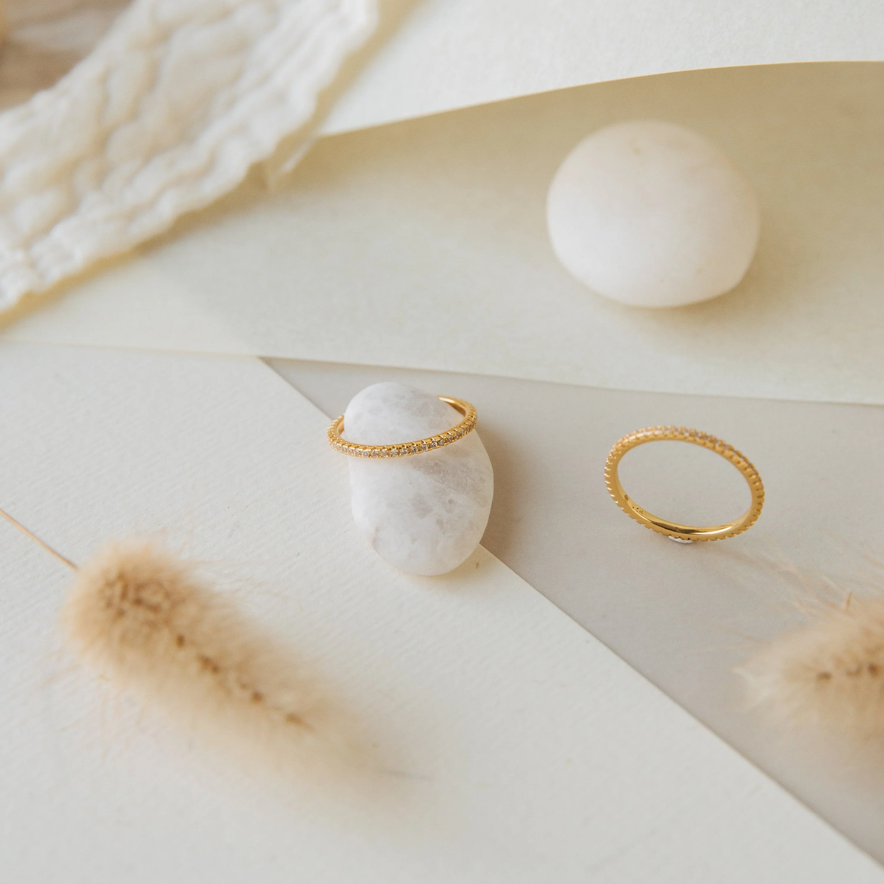 Agate Diamond Rings Set - Image 7