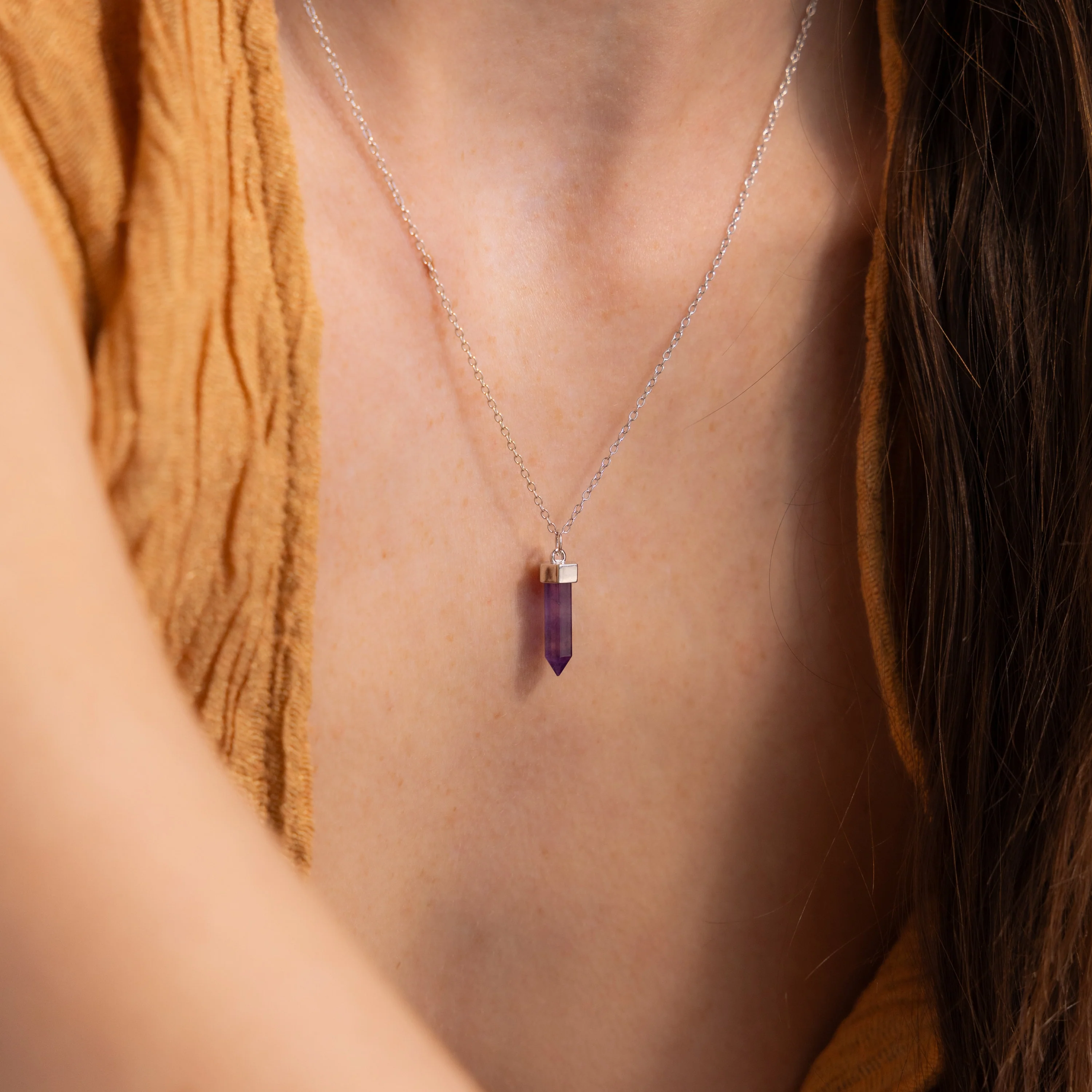 Amethyst Quartz Necklace - Image 4