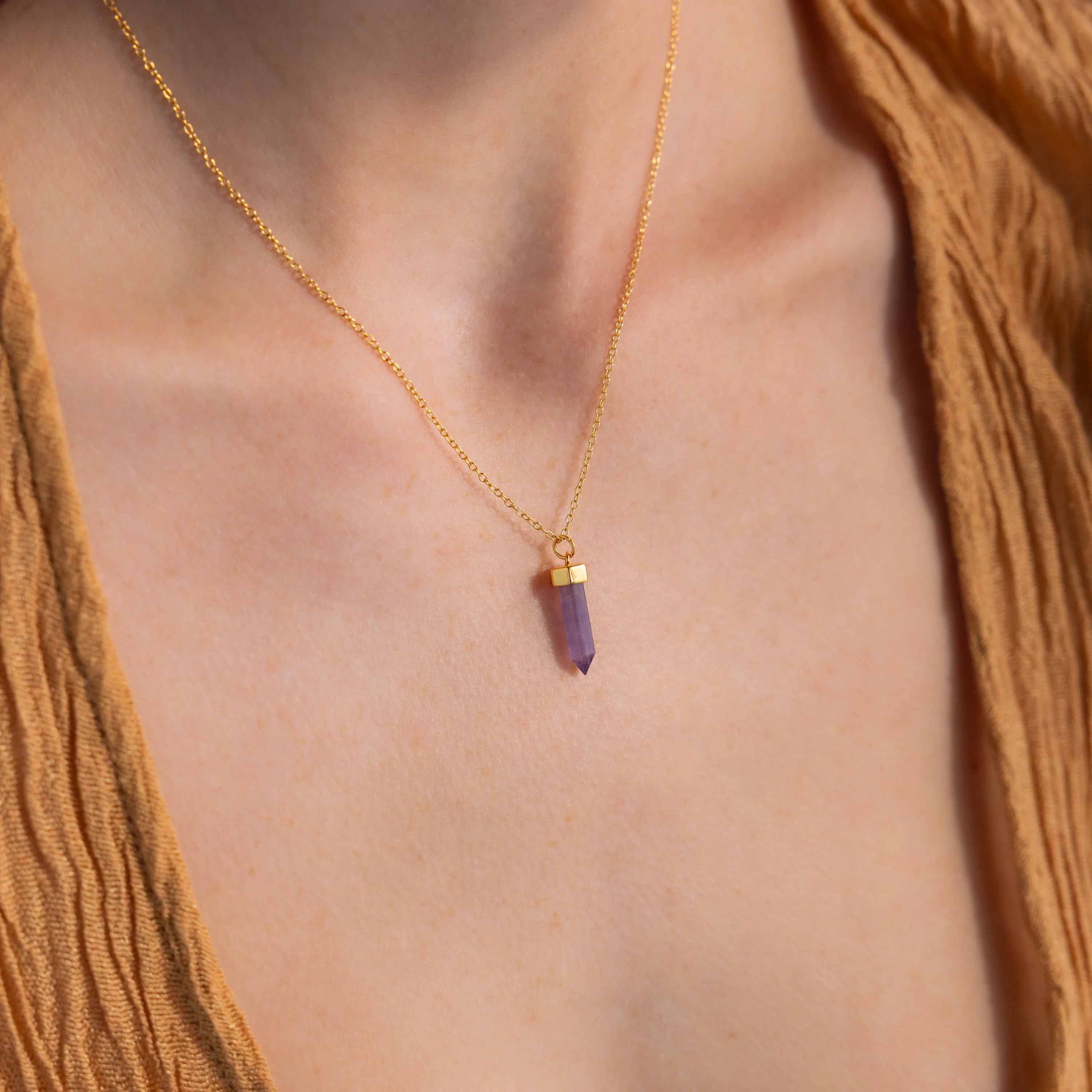 Amethyst Quartz Necklace - Image 8