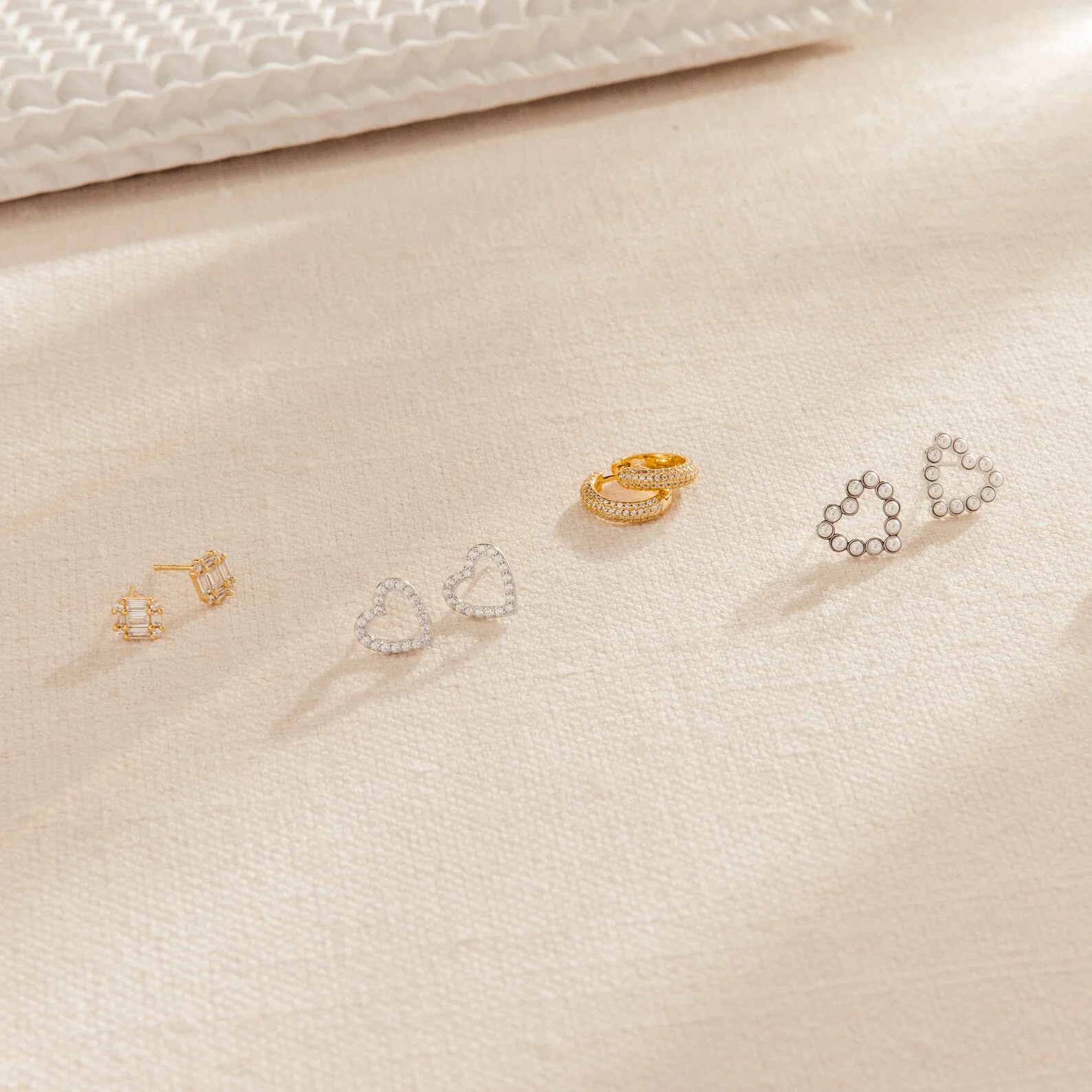 Arabella Diamond Studs in 18K Gold - Image 5