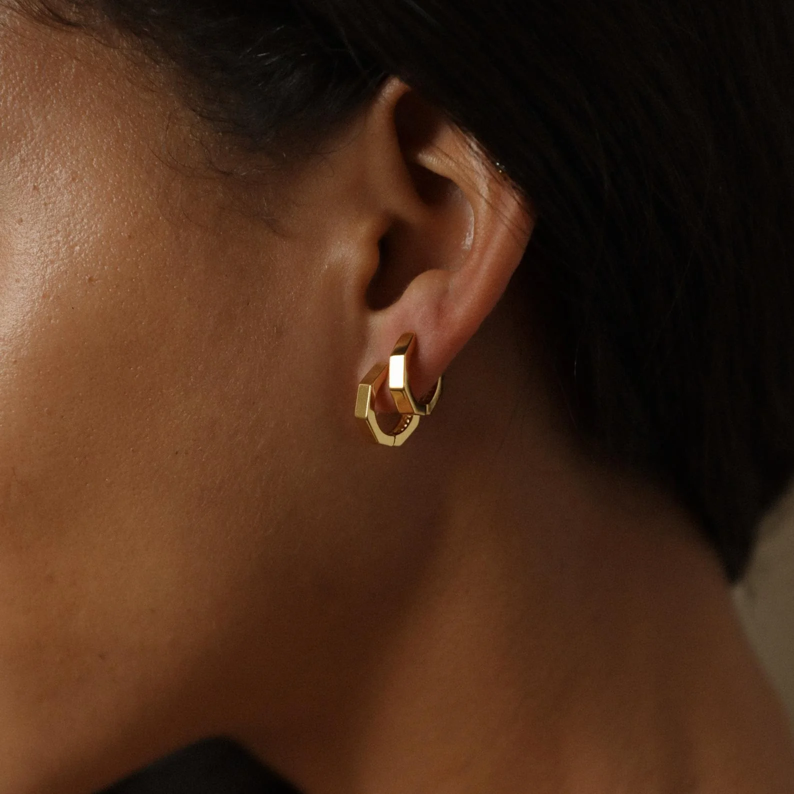 Audrey Huggies in 18K Gold - Image 2