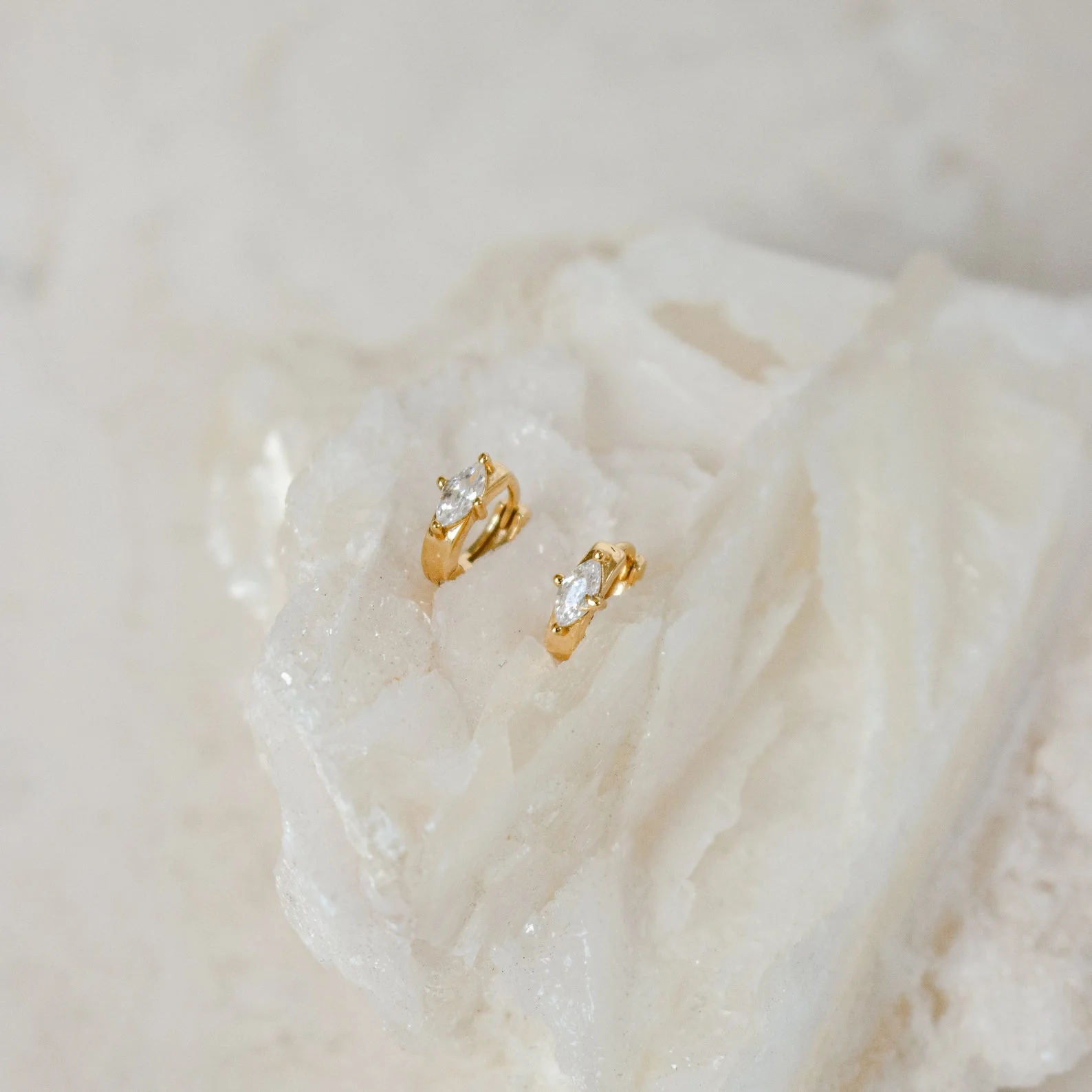 Aurora Huggies in 18K Gold - Image 3