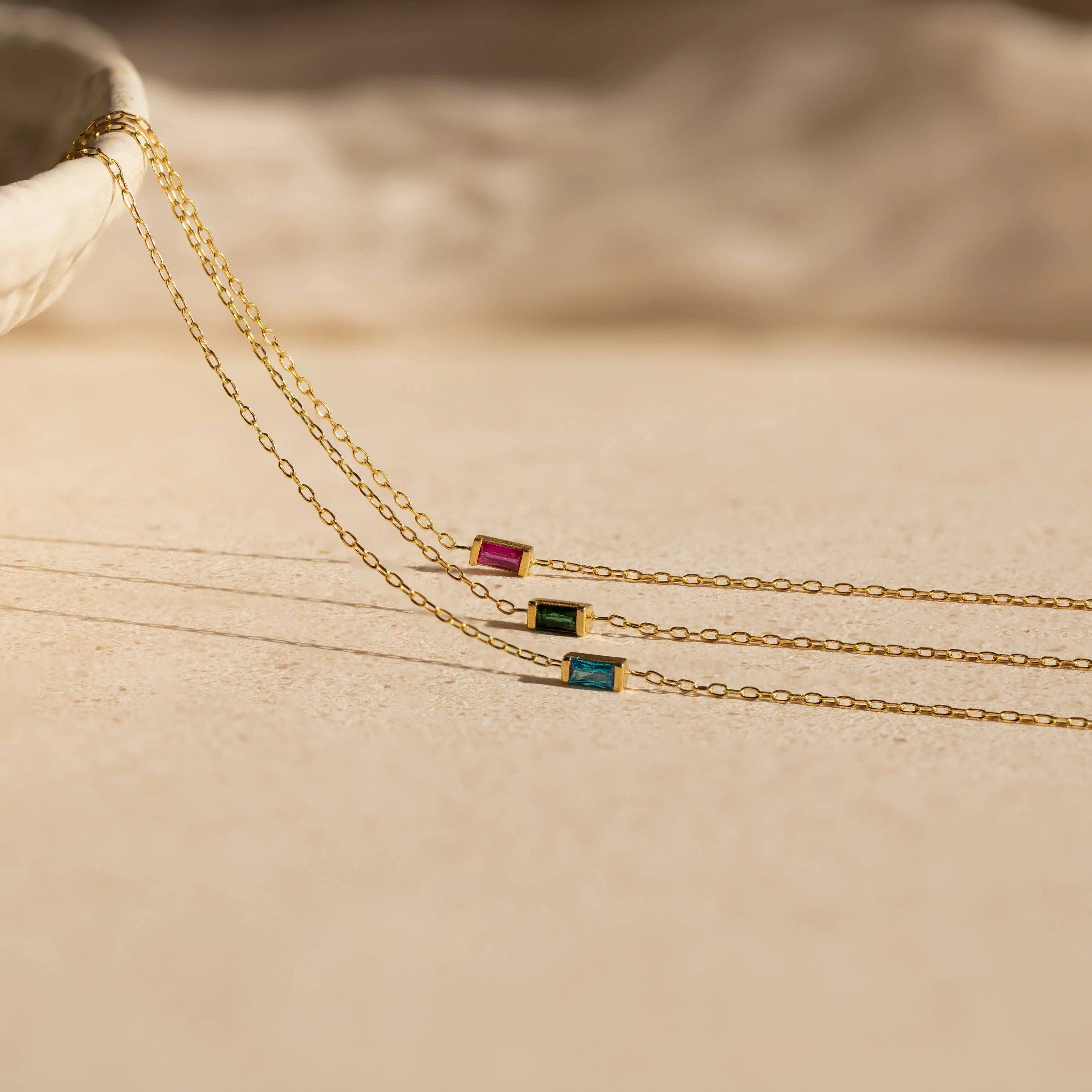 Baguette Birthstone Bracelet - Image 5