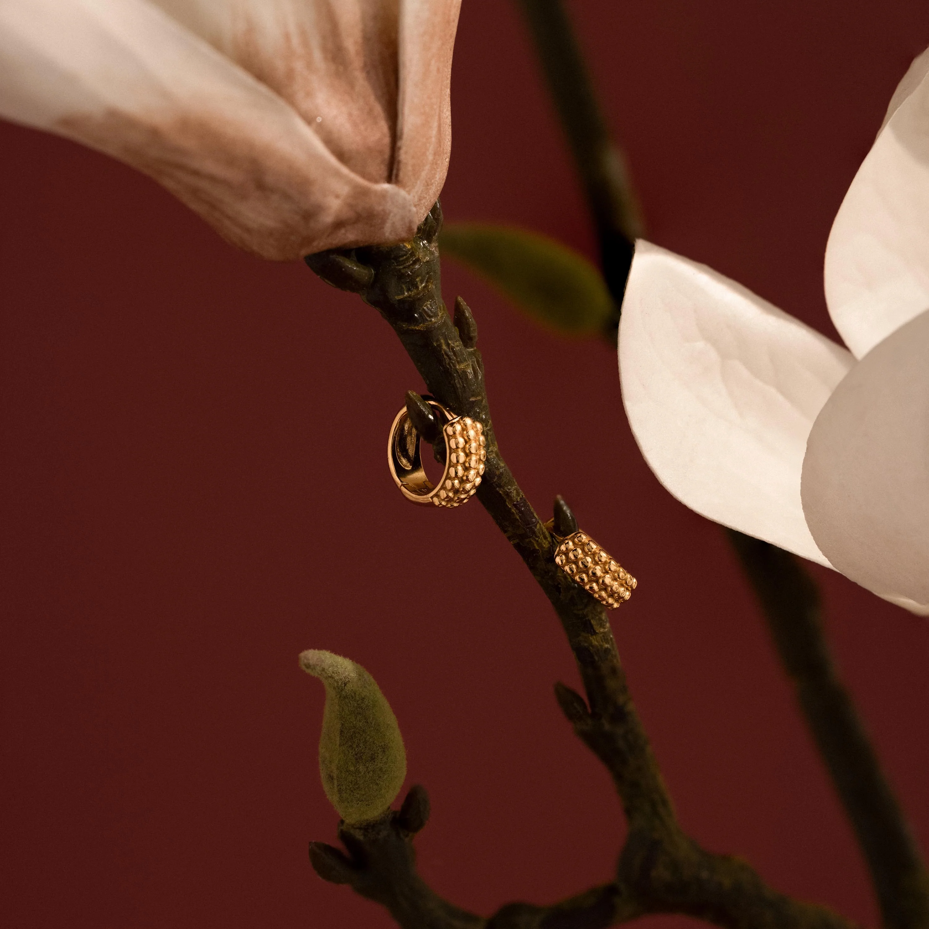 Beaded Chunky Hoops - Image 8