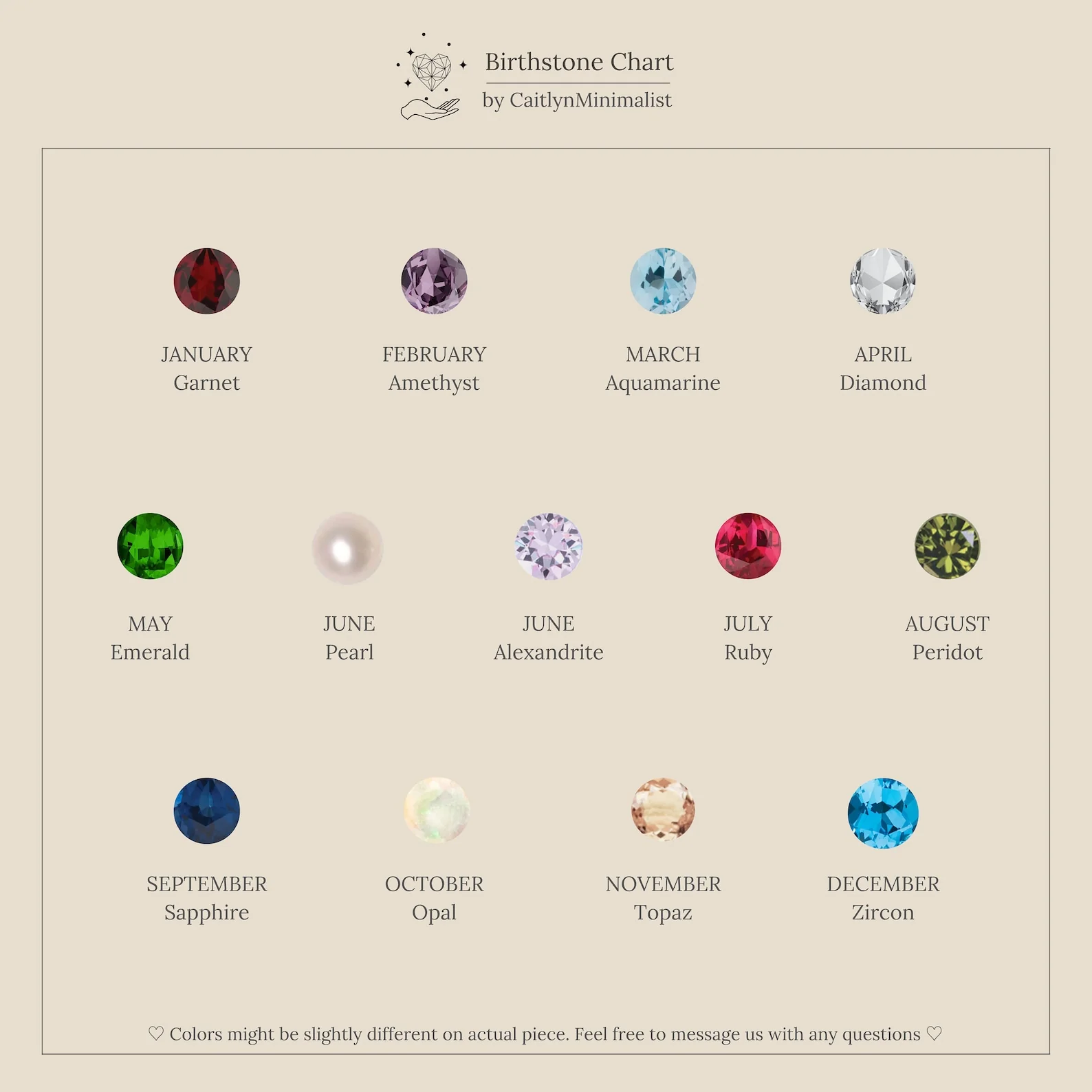 Bella Birthstone Studs - Image 13