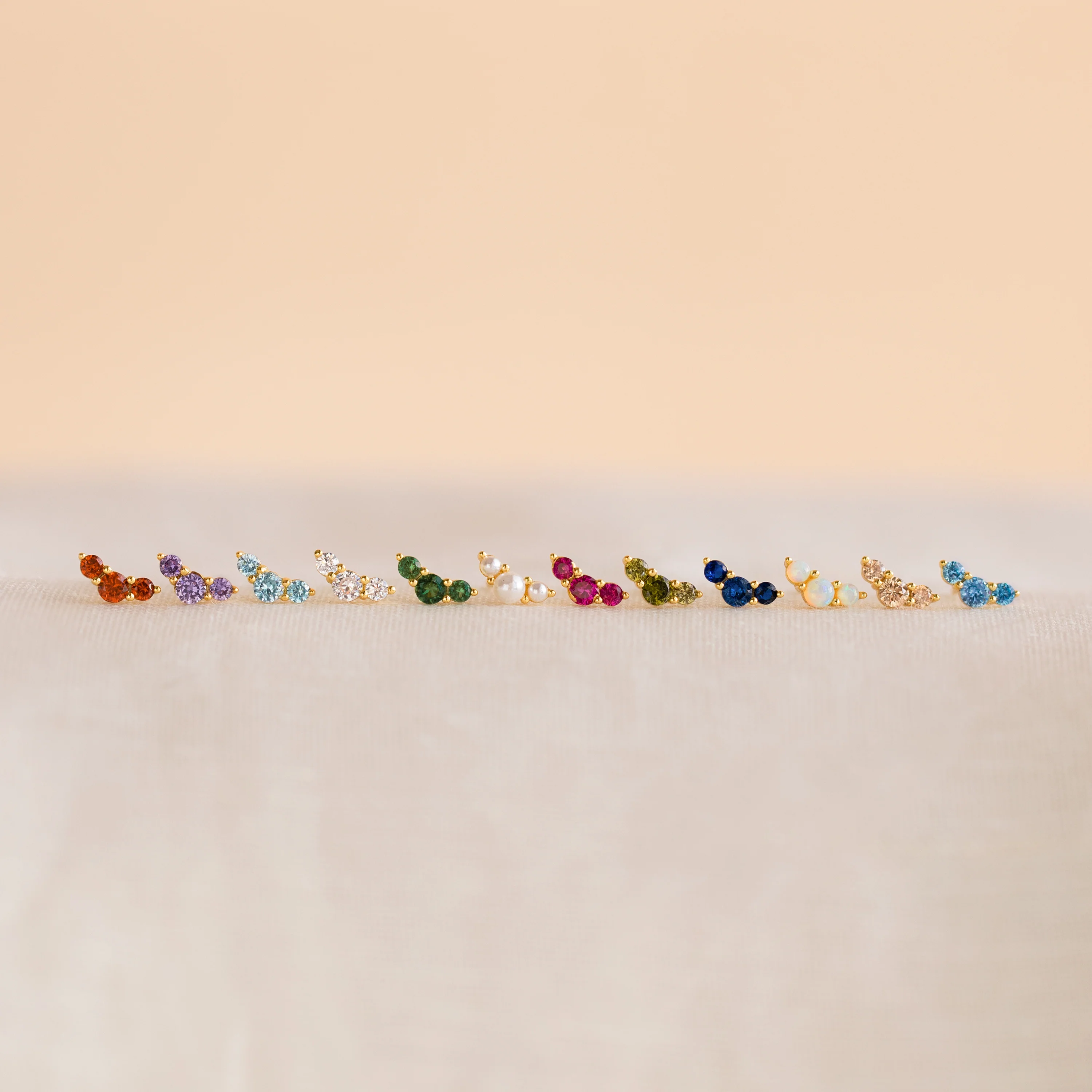 Bella Birthstone Studs - Image 4