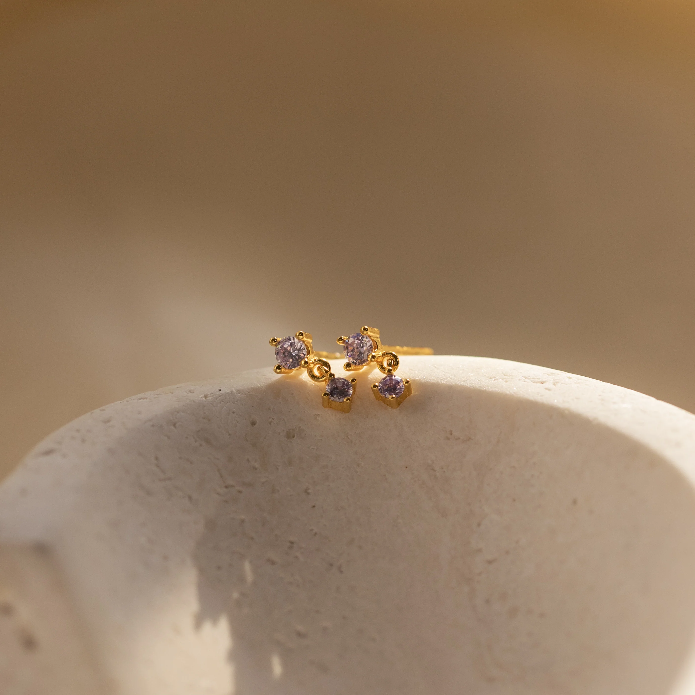 Alexandrite Drop Studs