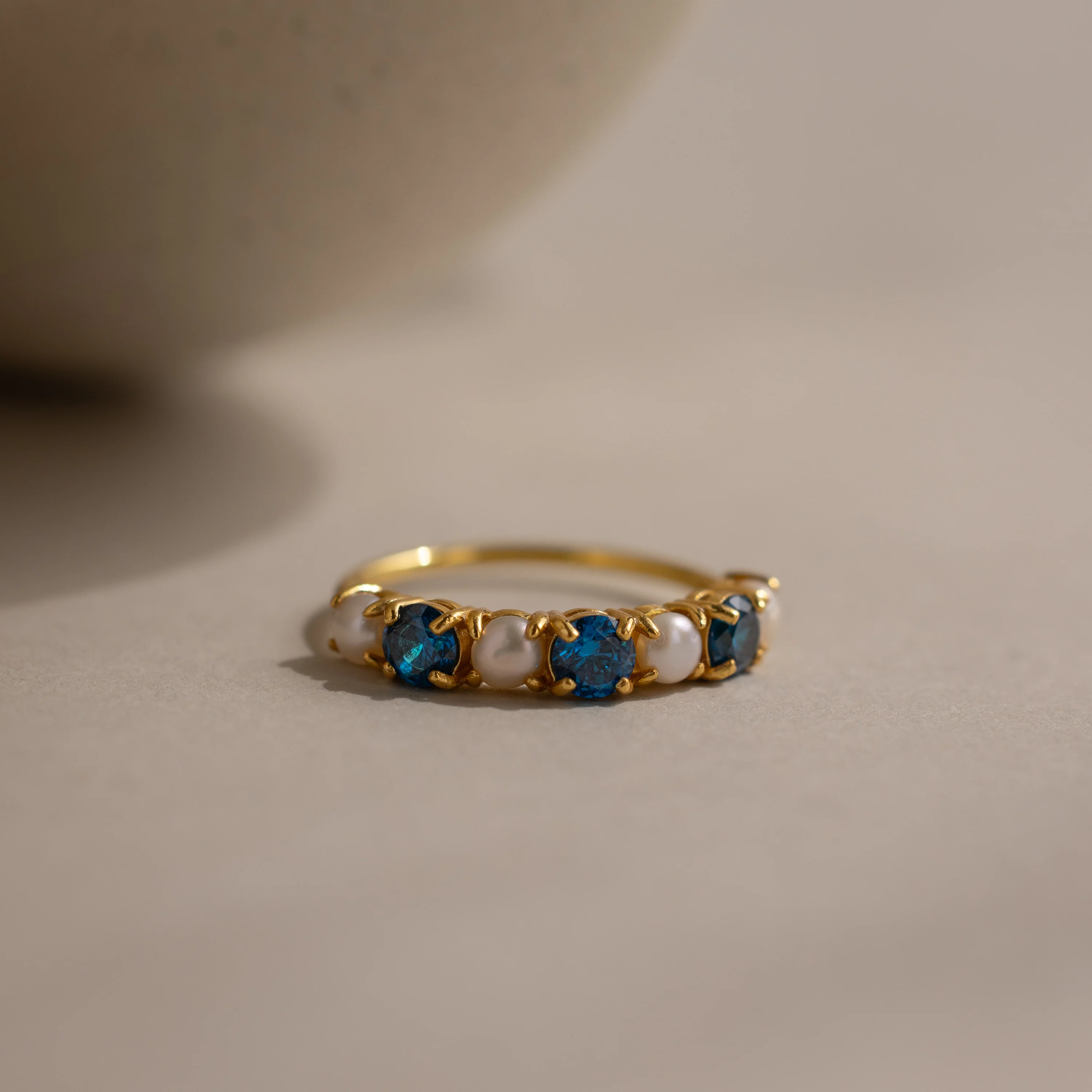 Birthstone & Pearl Lace Ring - Image 19