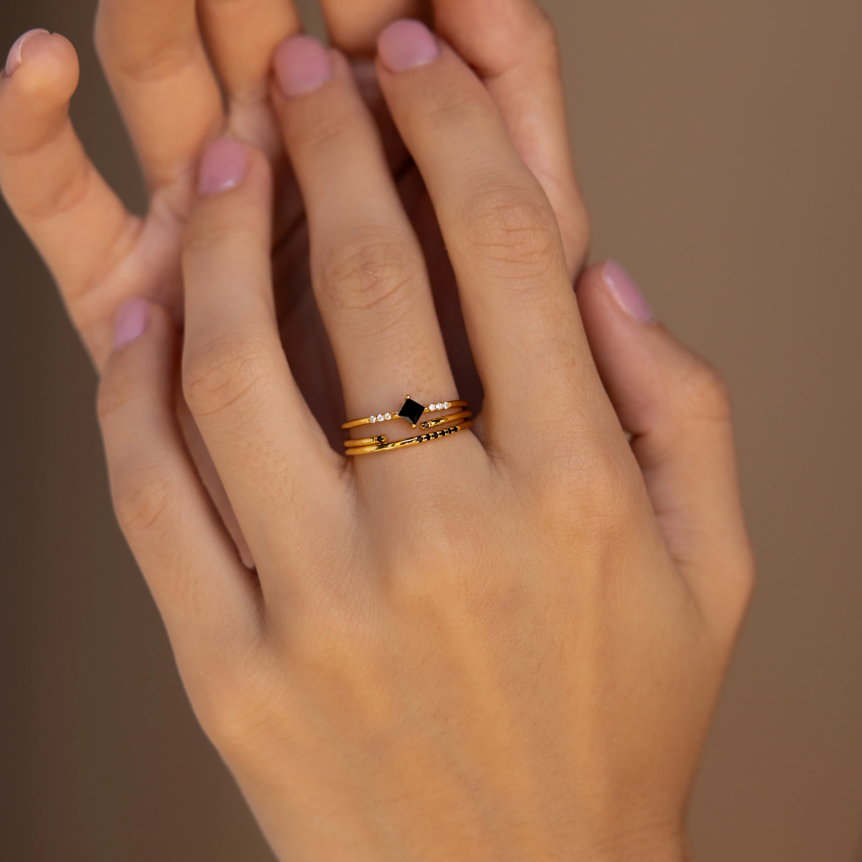 Black Abyss Ring Set - Image 3