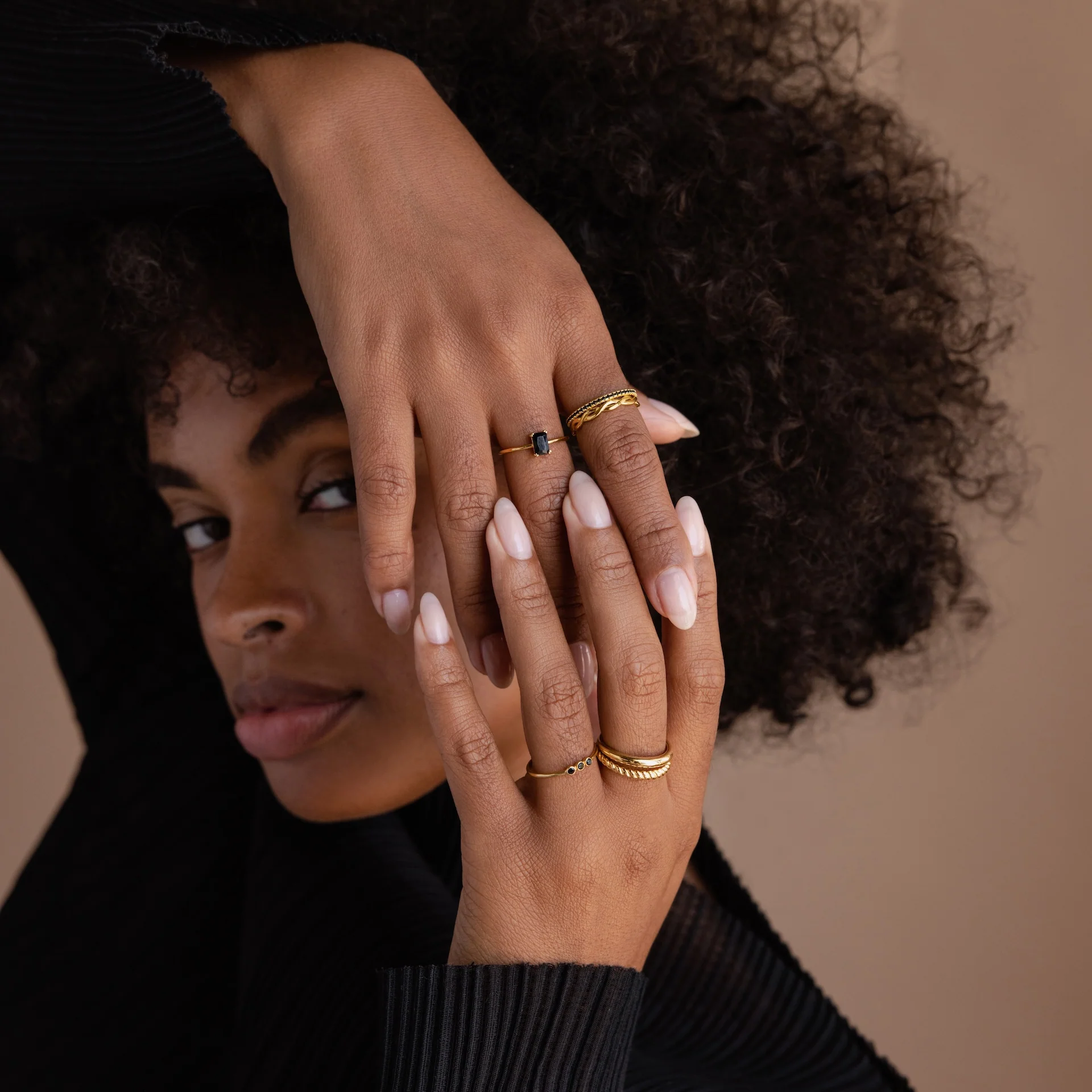 Black Emerald Ring - Image 8