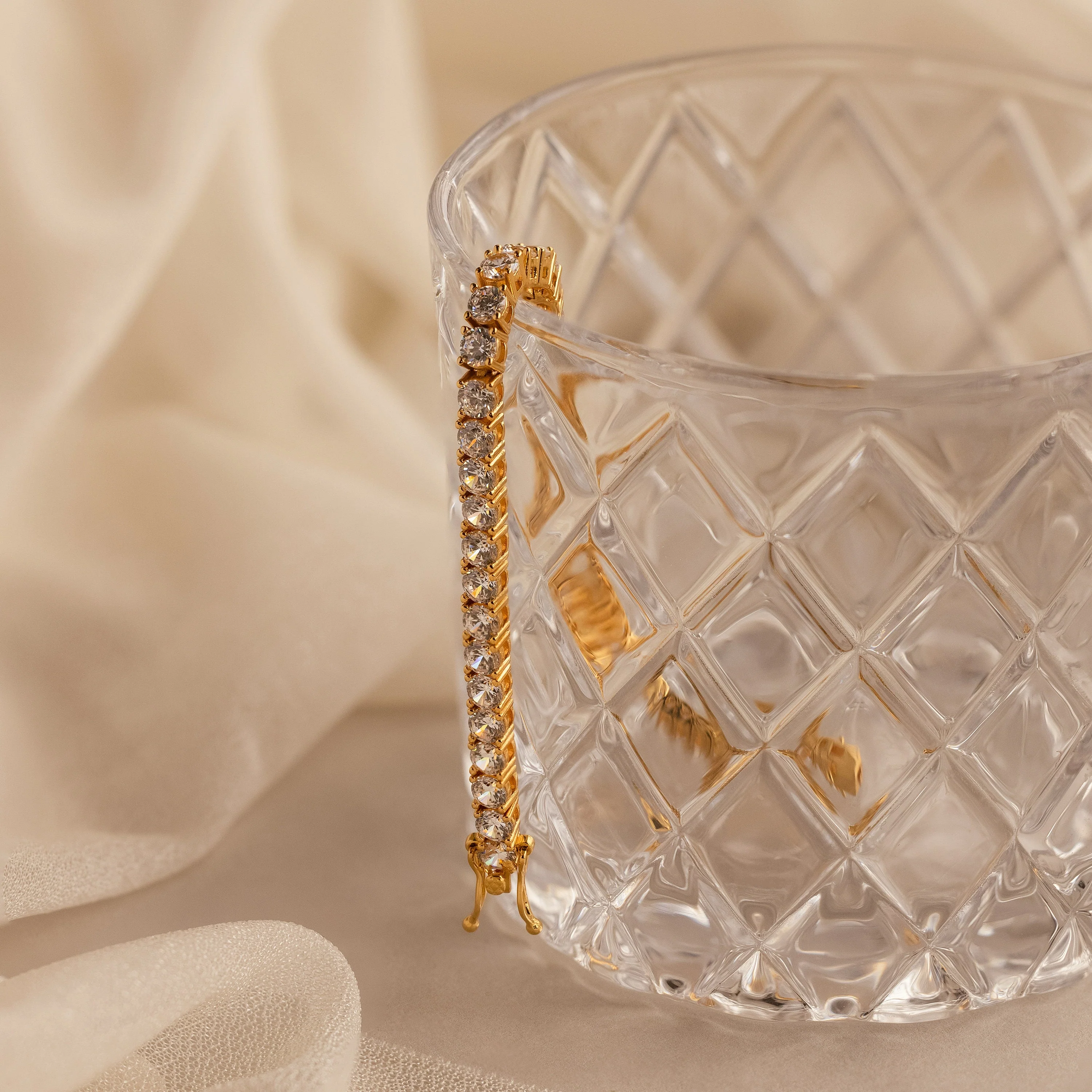 Bold Diamond Tennis Bracelet - Image 3
