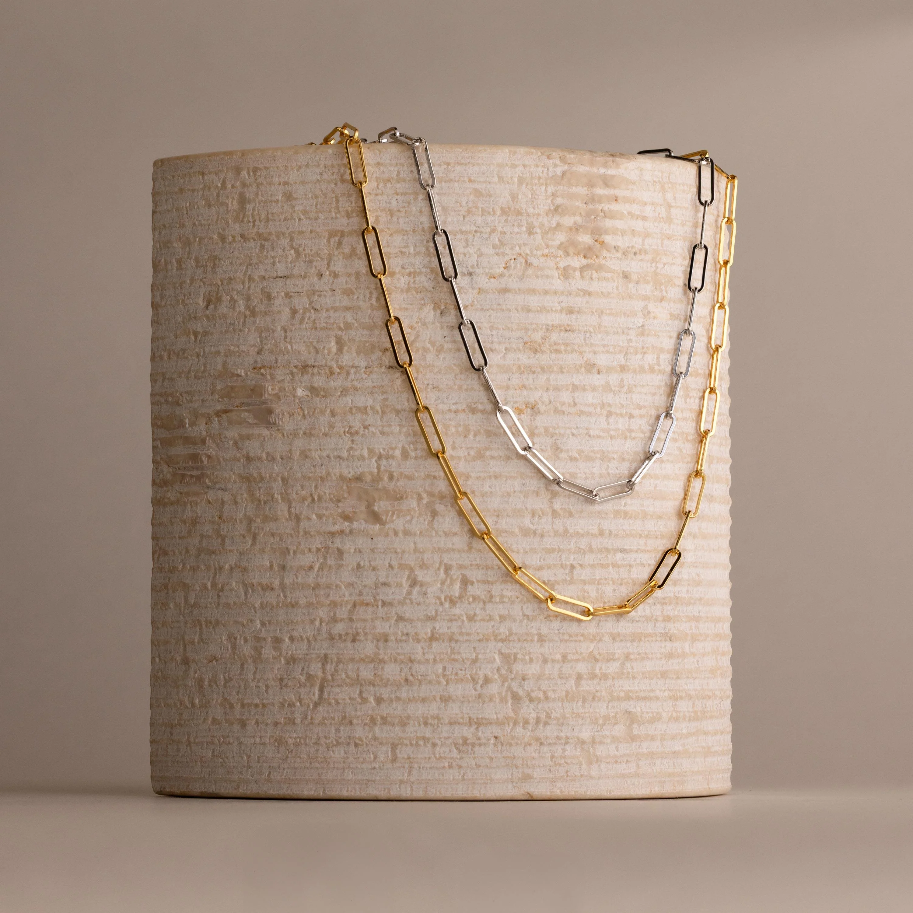 Bold Paperclip Chain Necklace - Image 3