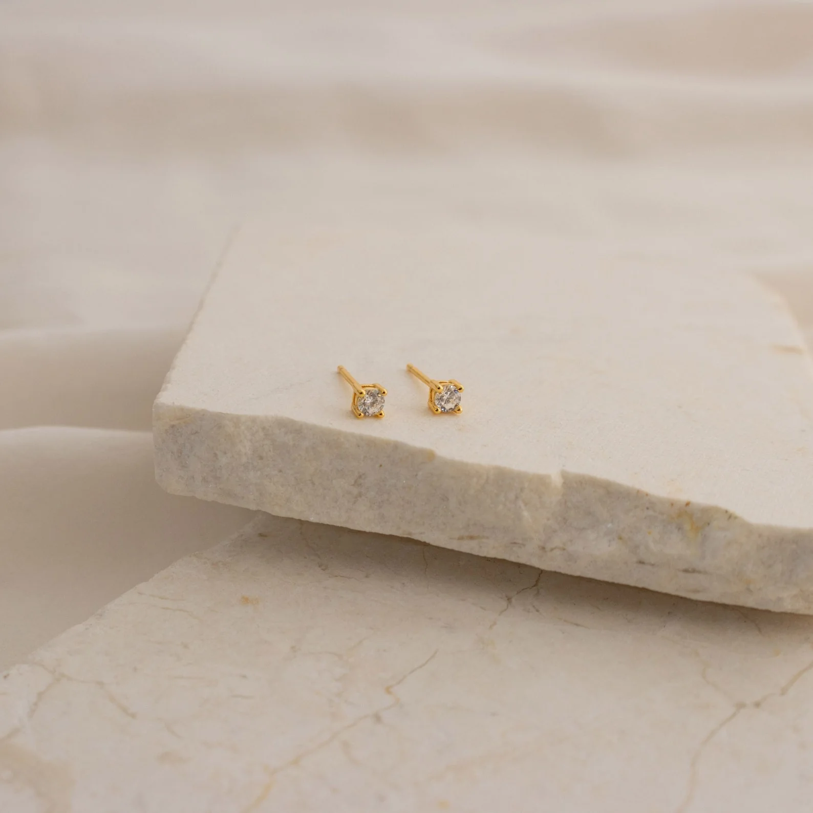 Booker Classic Diamond Studs - Image 2