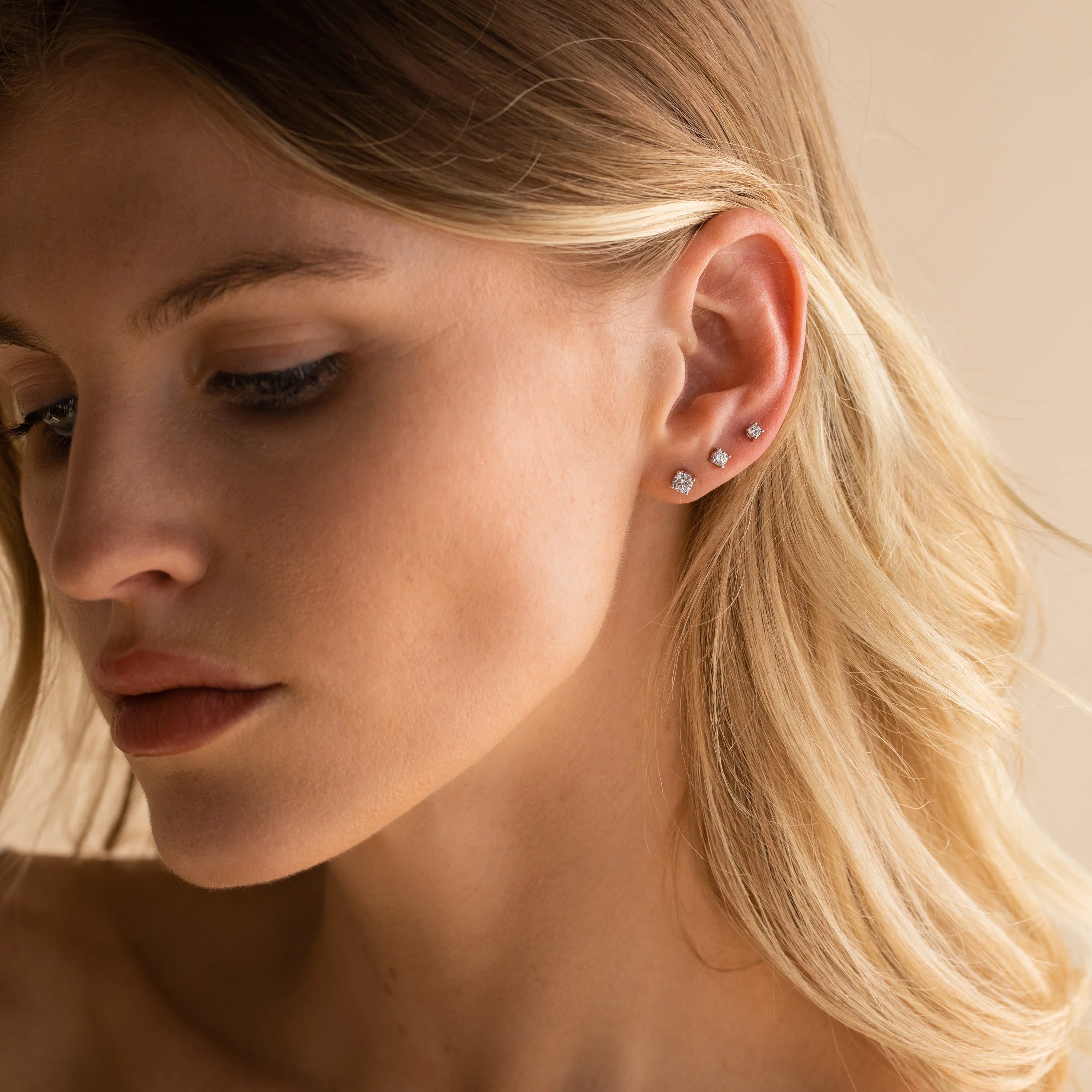 Booker Diamond Studs Set - Image 5