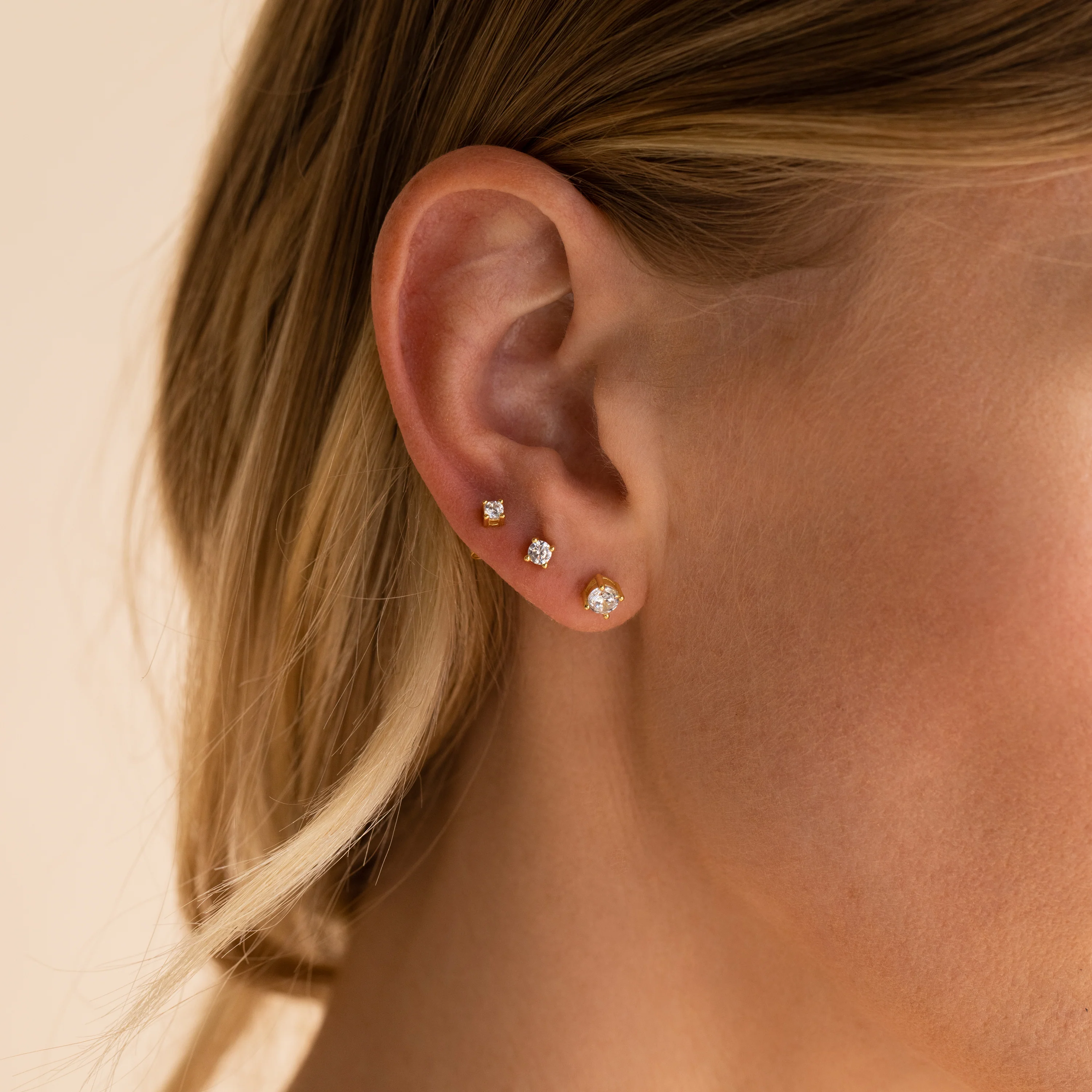 Booker Diamond Studs Set - Image 7