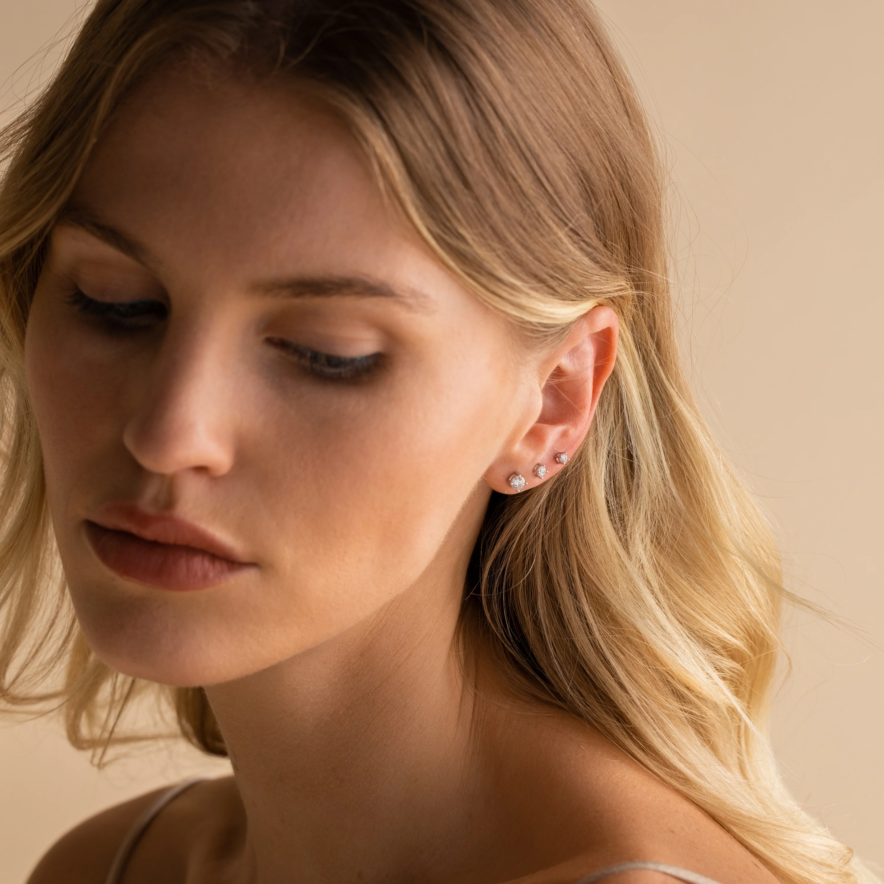 Booker Diamond Studs Set - Image 9