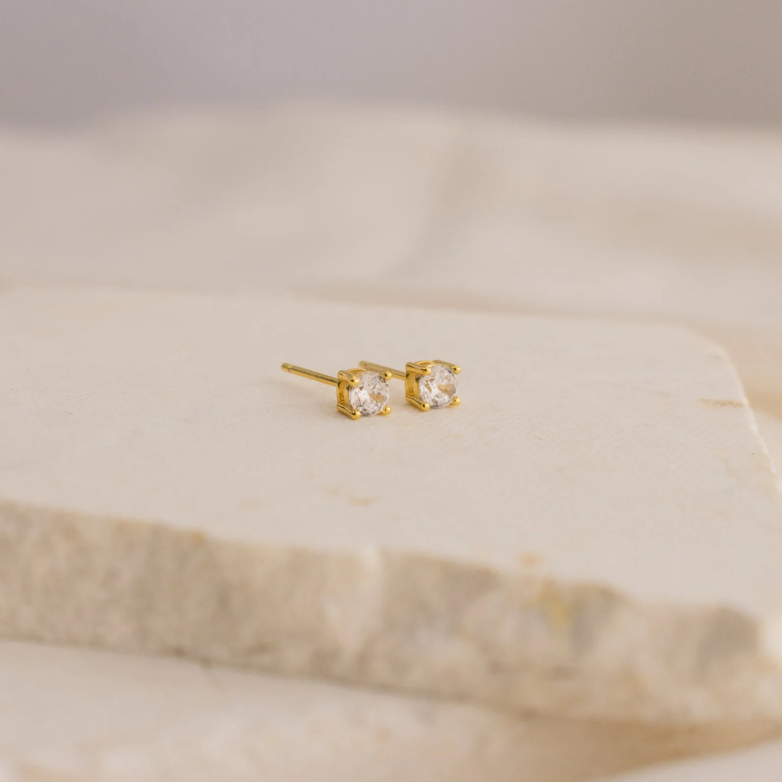 Booker Large Diamond Studs - Image 2