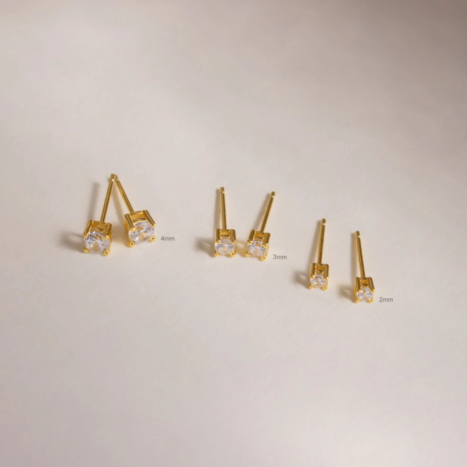 Booker Large Diamond Studs - Image 6