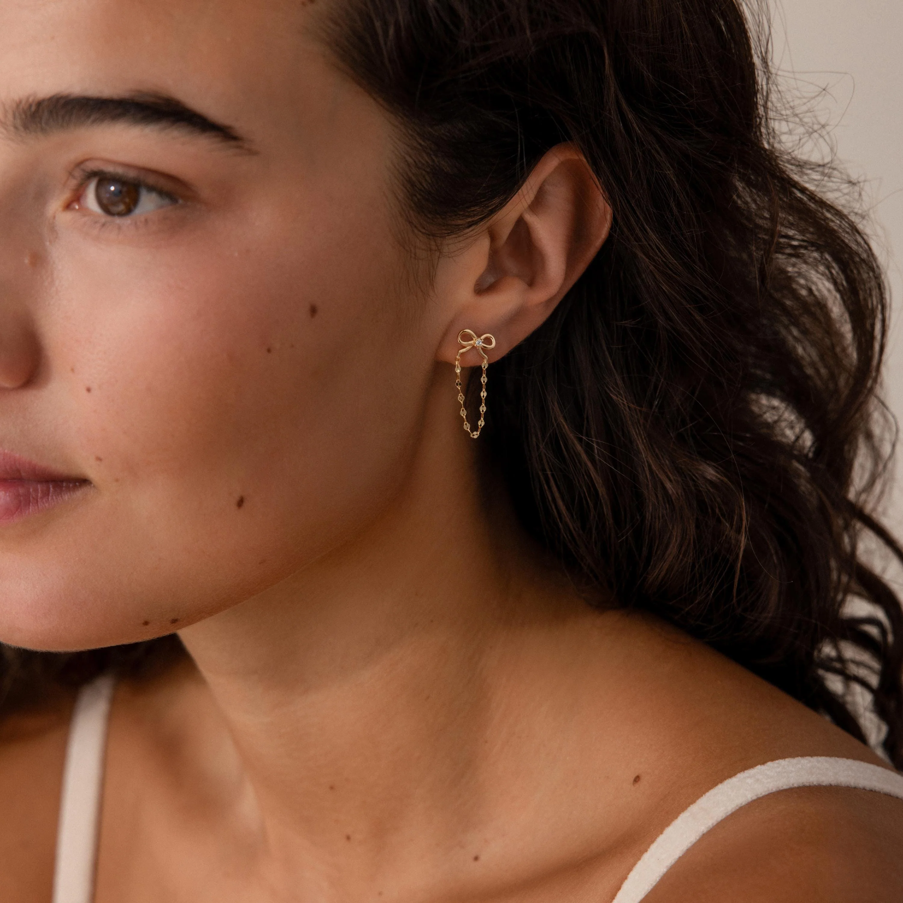 Bow Chain Studs - Image 3