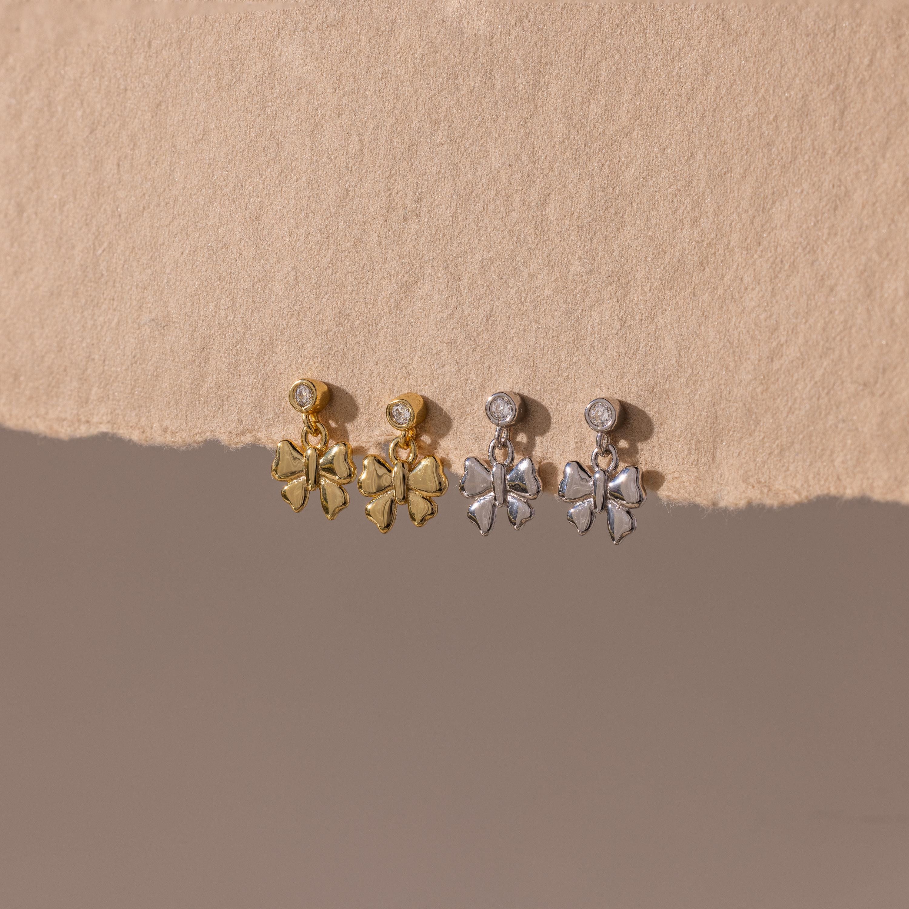 Bow Drop Studs - Image 4