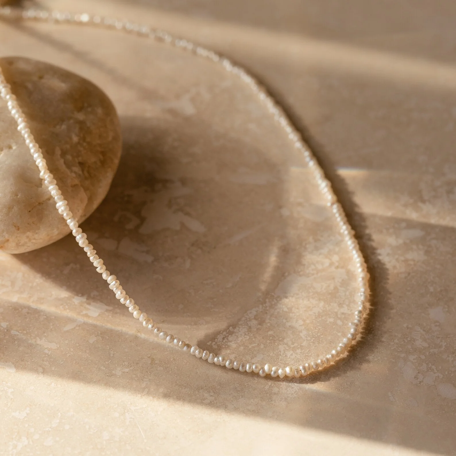 Brinley Pearl Choker in 18K Gold - Image 6