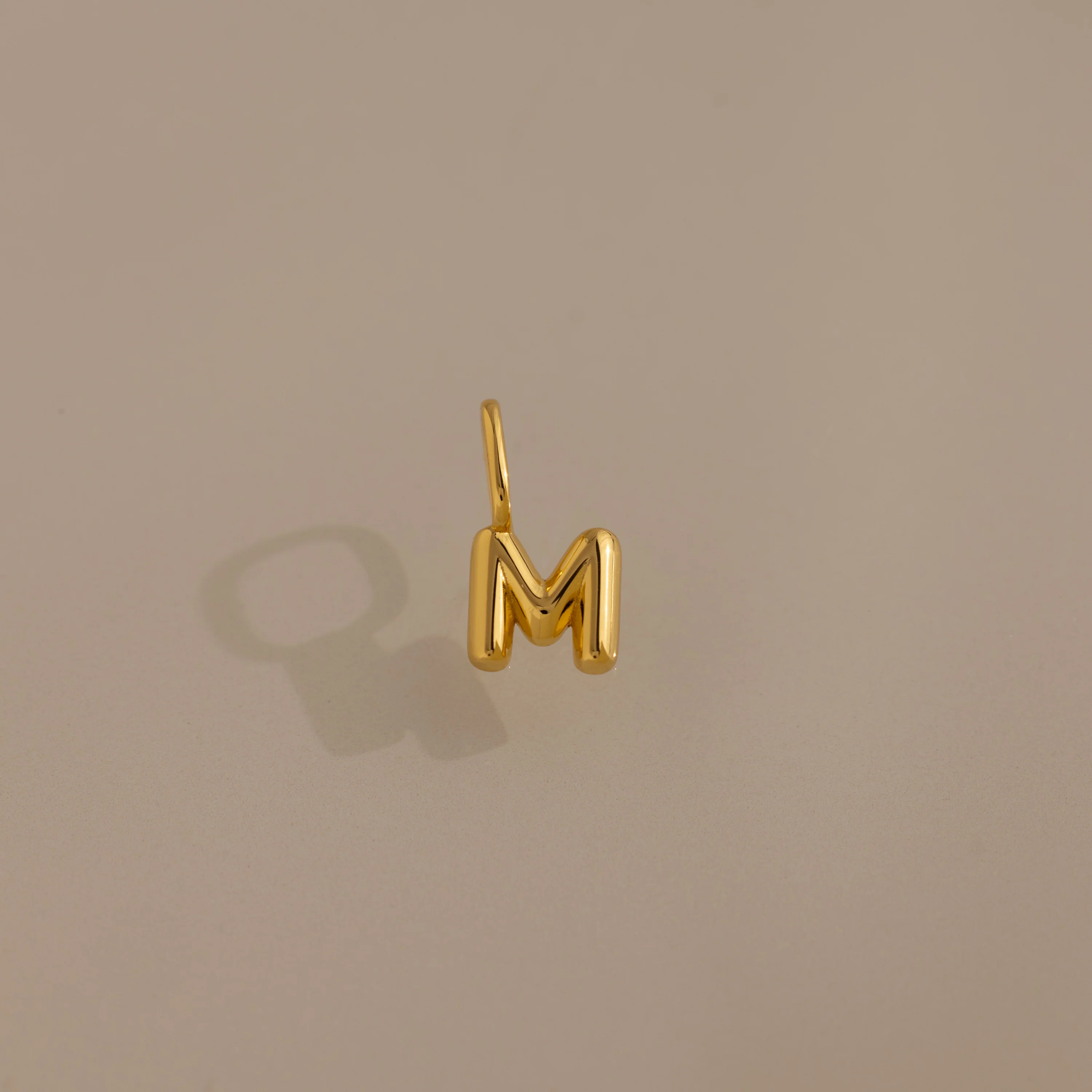 Bubble Letter Charm in 18K Gold - Image 16