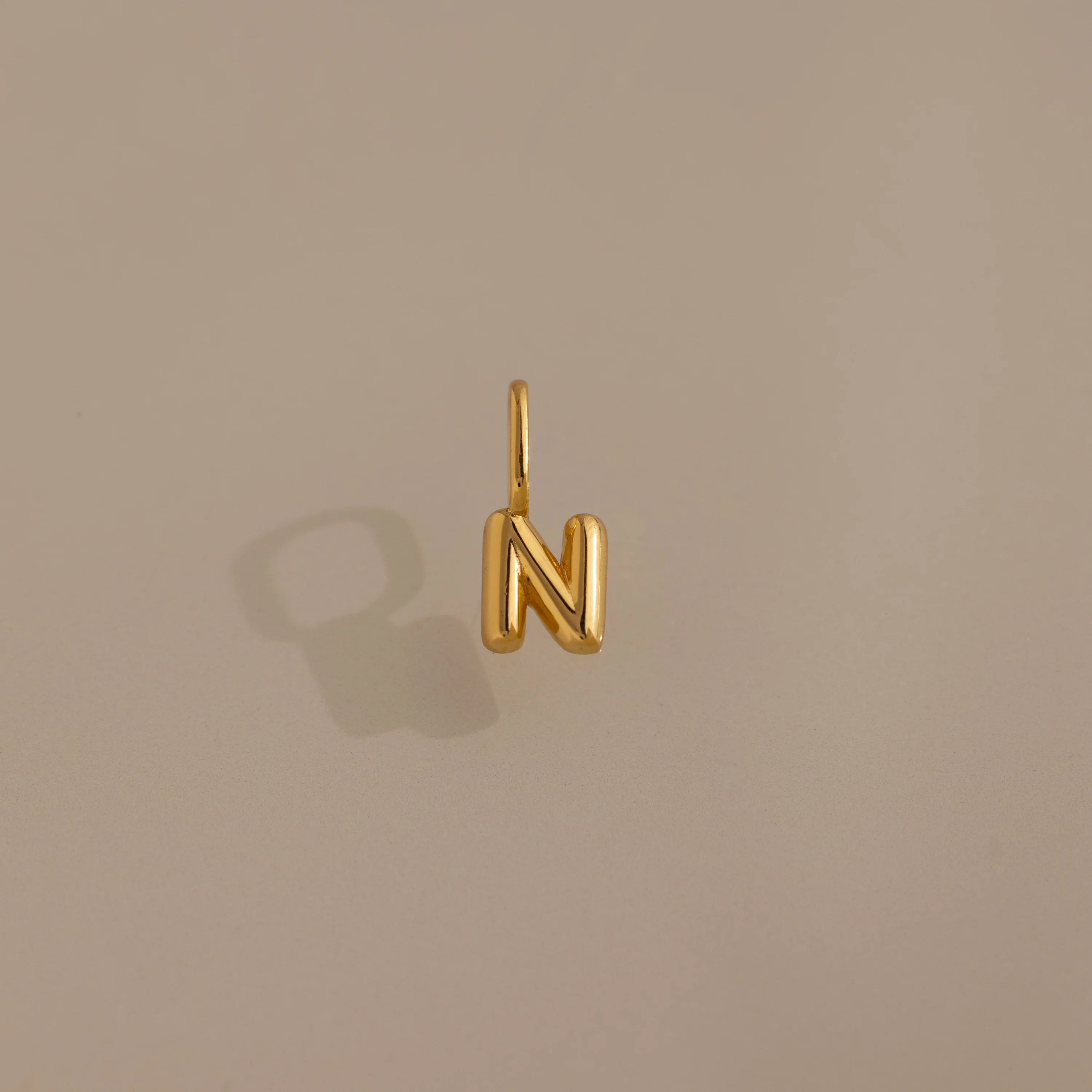Bubble Letter Charm in 18K Gold - Image 17
