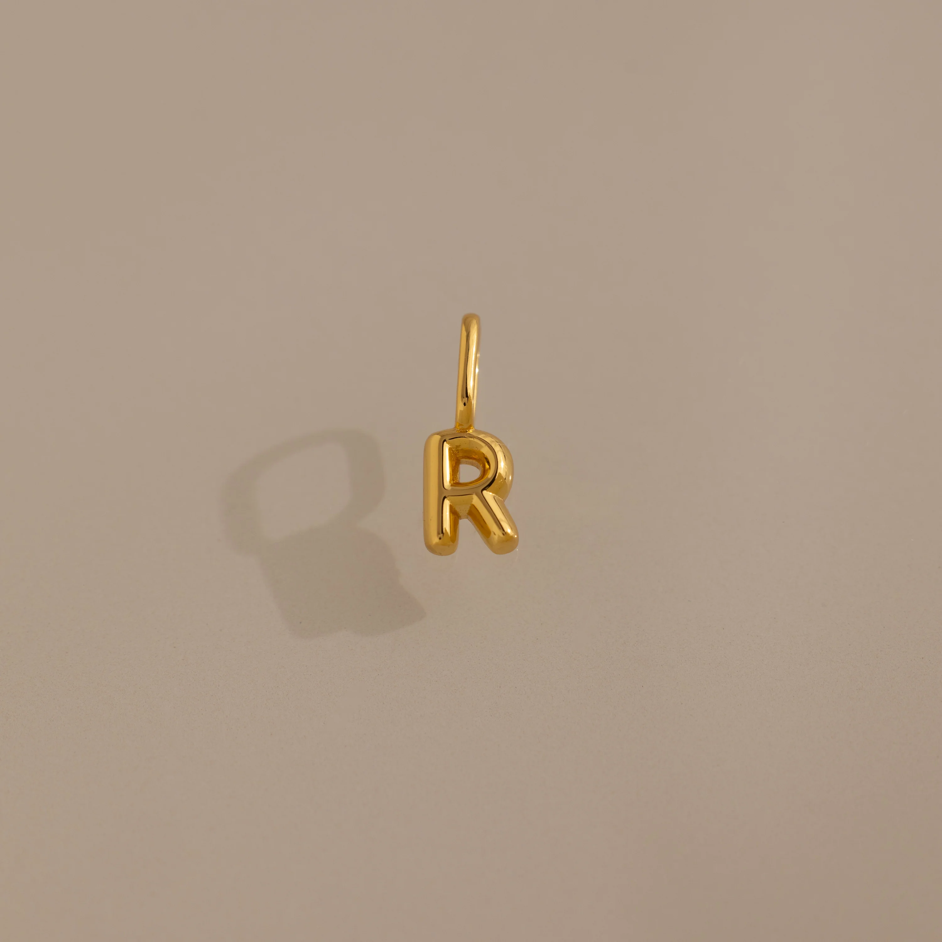 Bubble Letter Charm in 18K Gold - Image 21