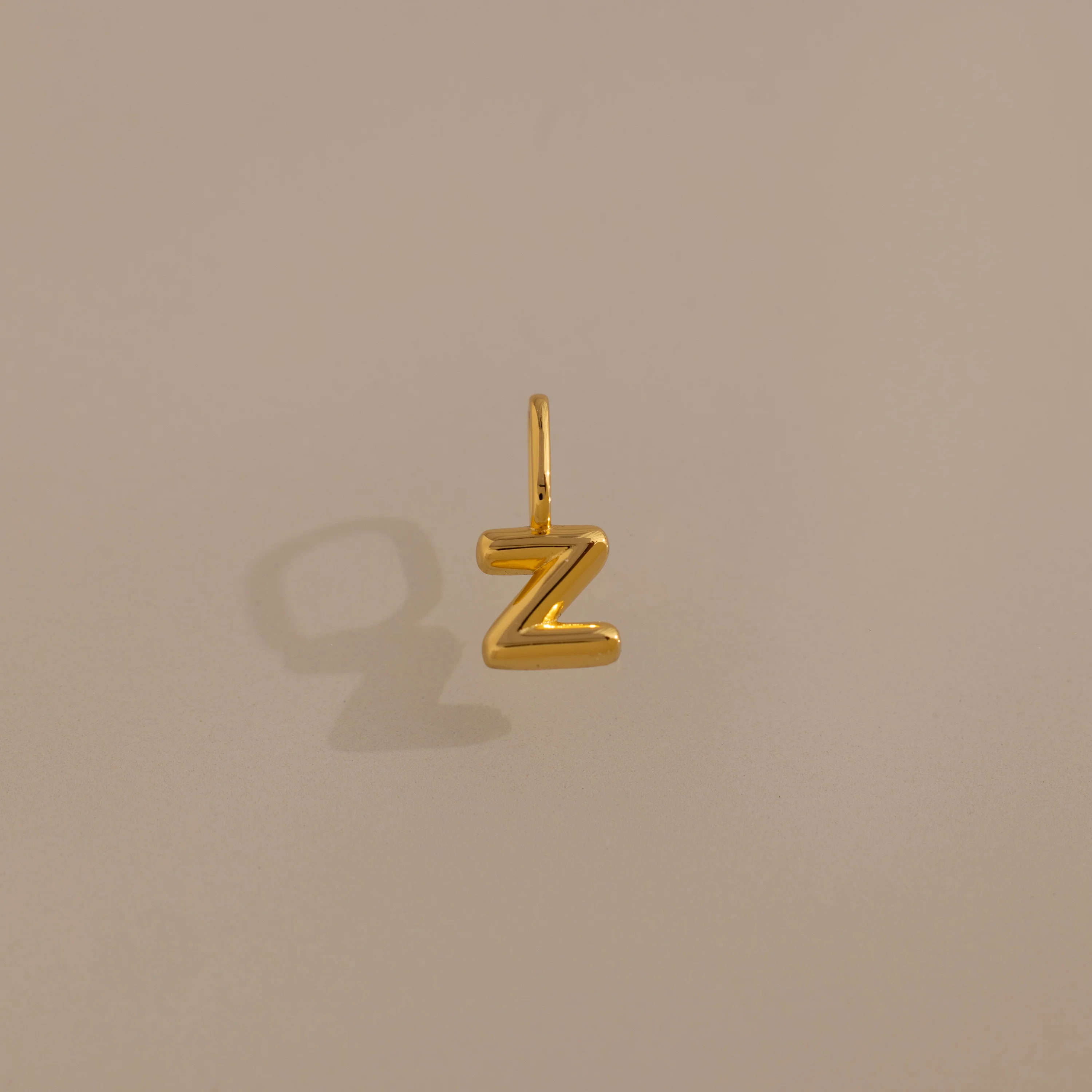 Bubble Letter Charm in 18K Gold - Image 29