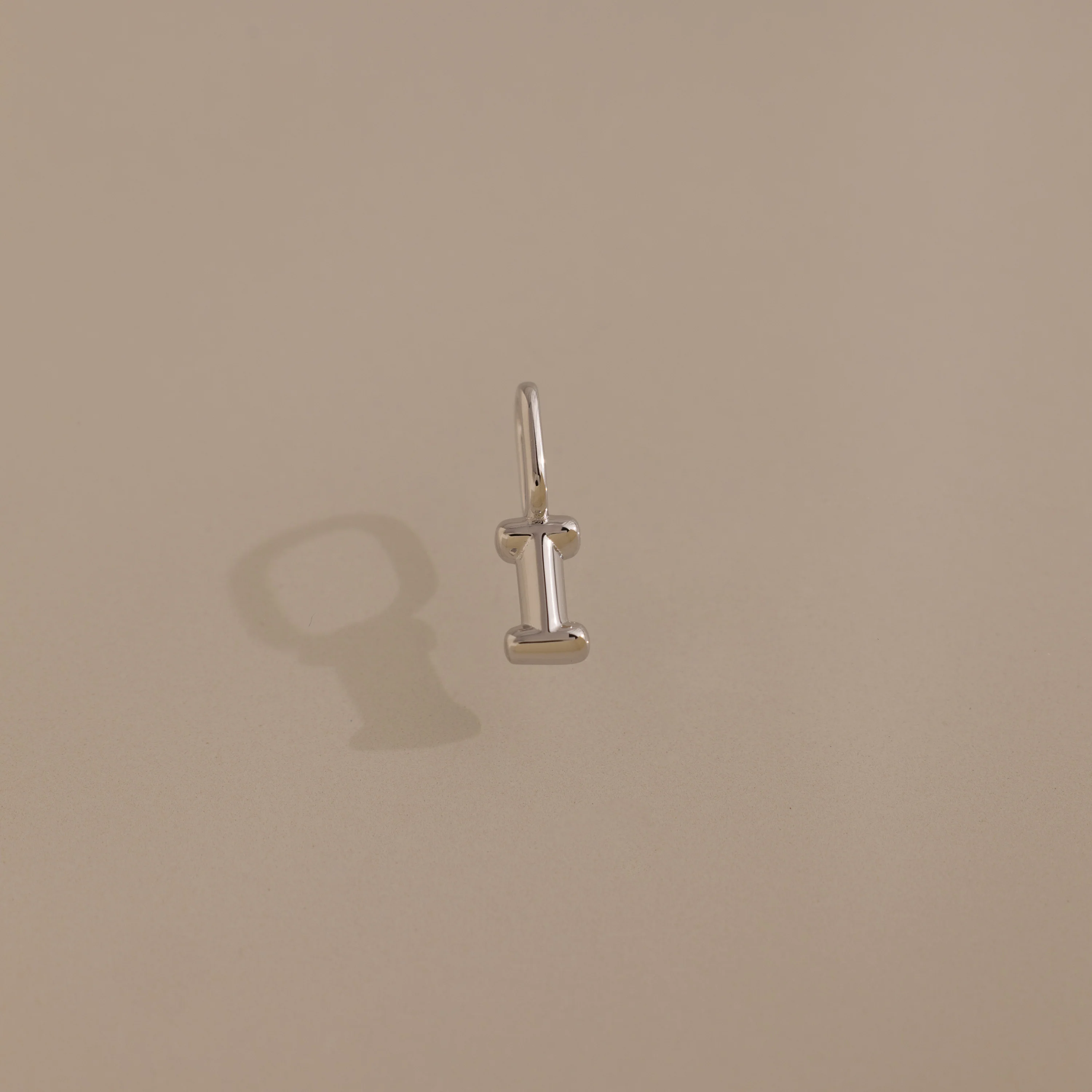 Bubble Letter Charm in Silver - Image 12
