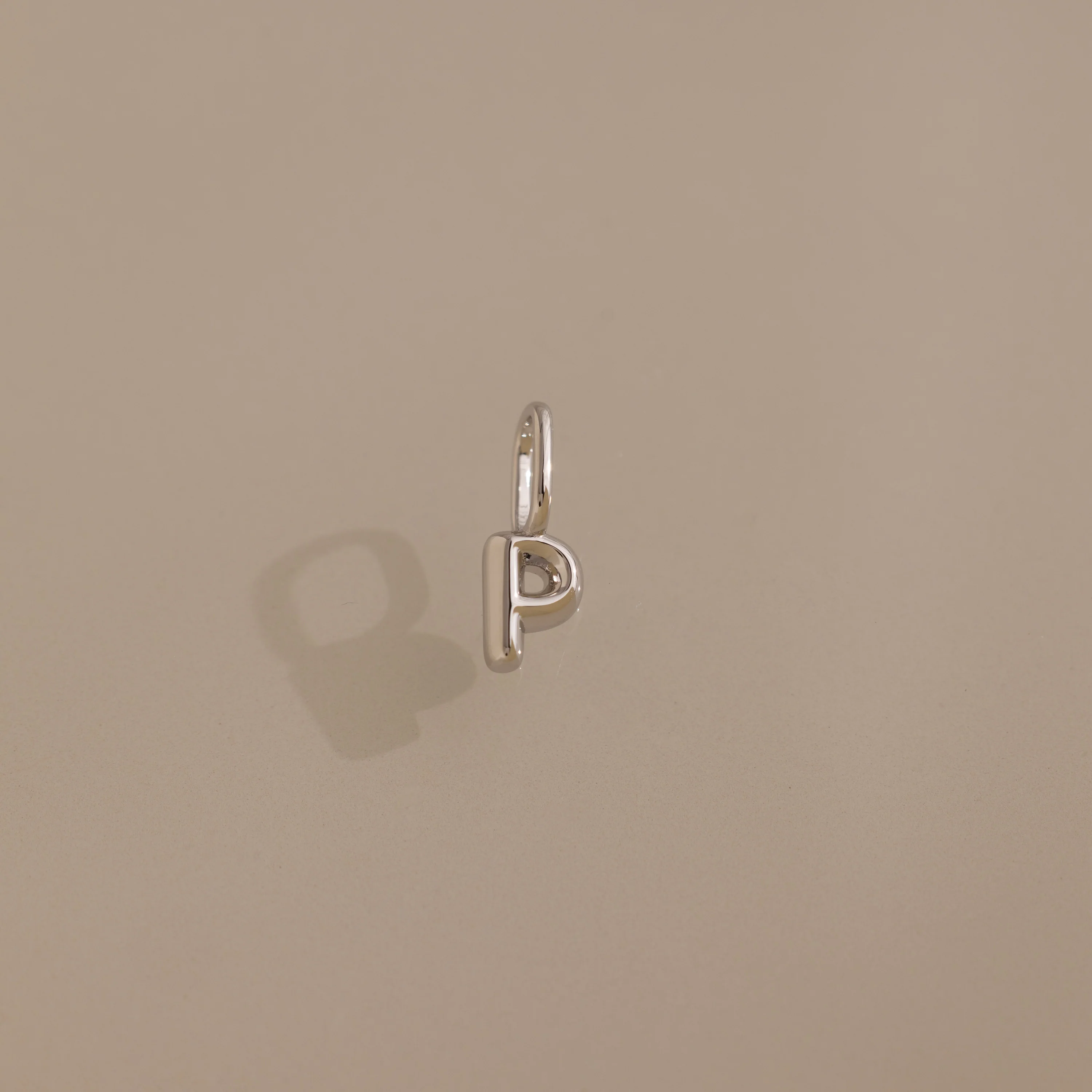 Bubble Letter Charm in Silver - Image 19