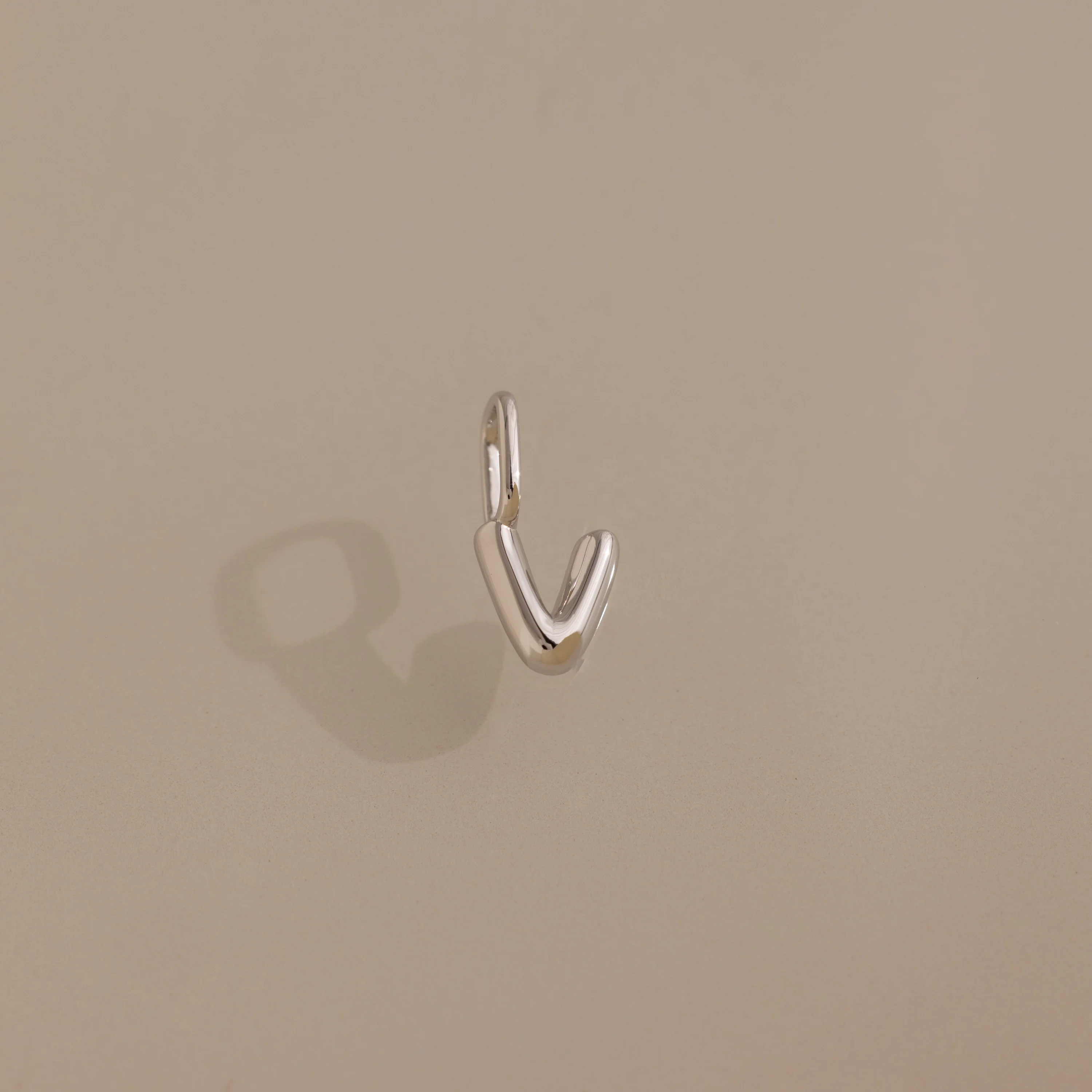 Bubble Letter Charm in Silver - Image 25
