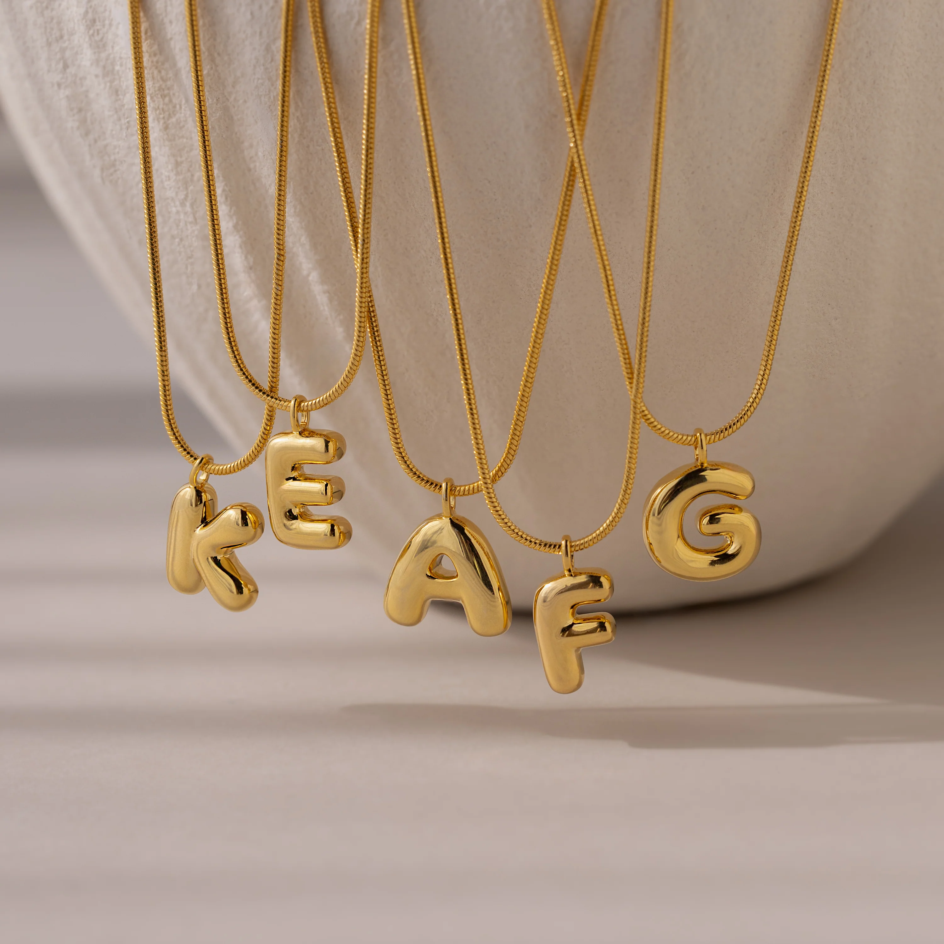 Bubble Letter Necklace - Image 6