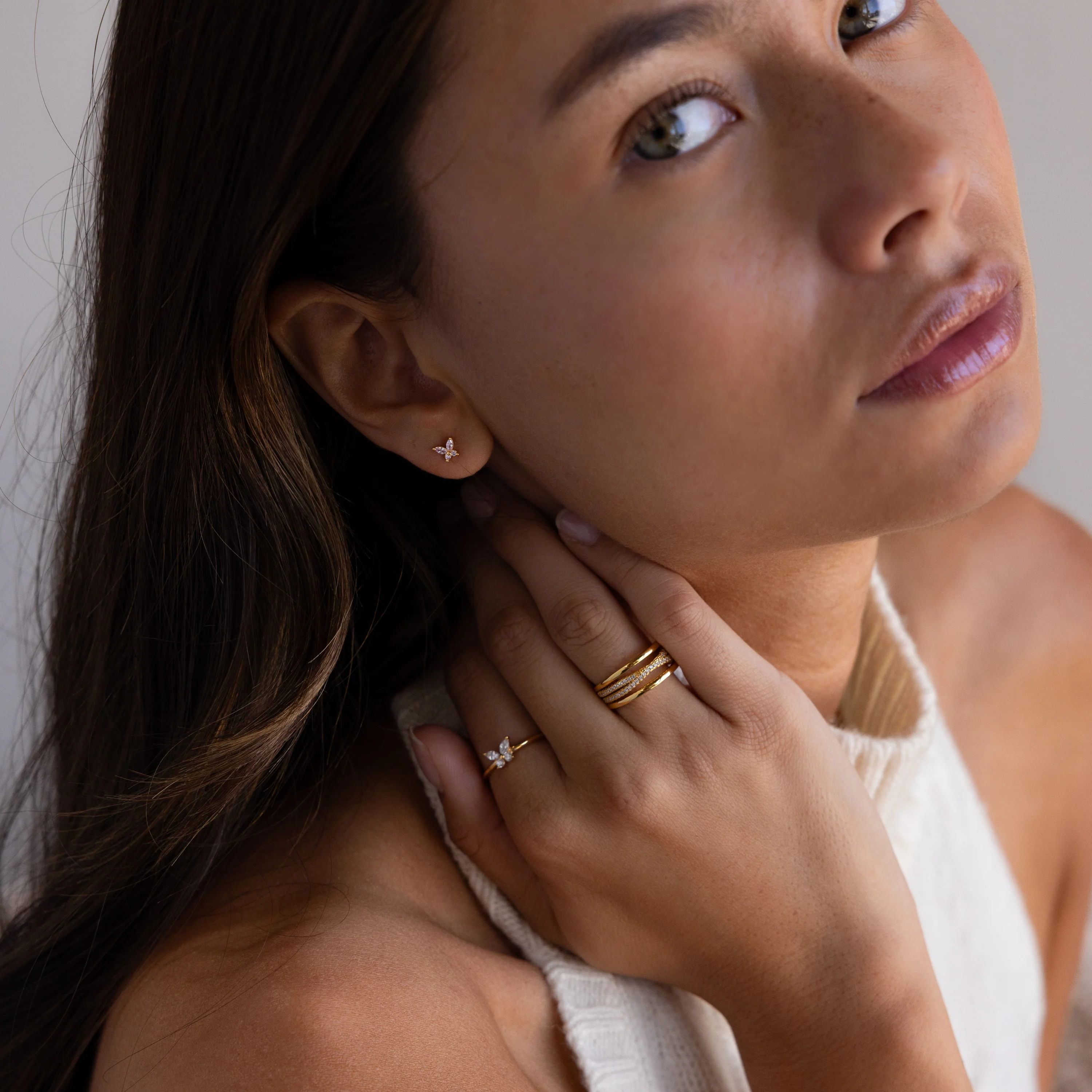 Butterfly Alexandrite Flatback Studs - Image 6