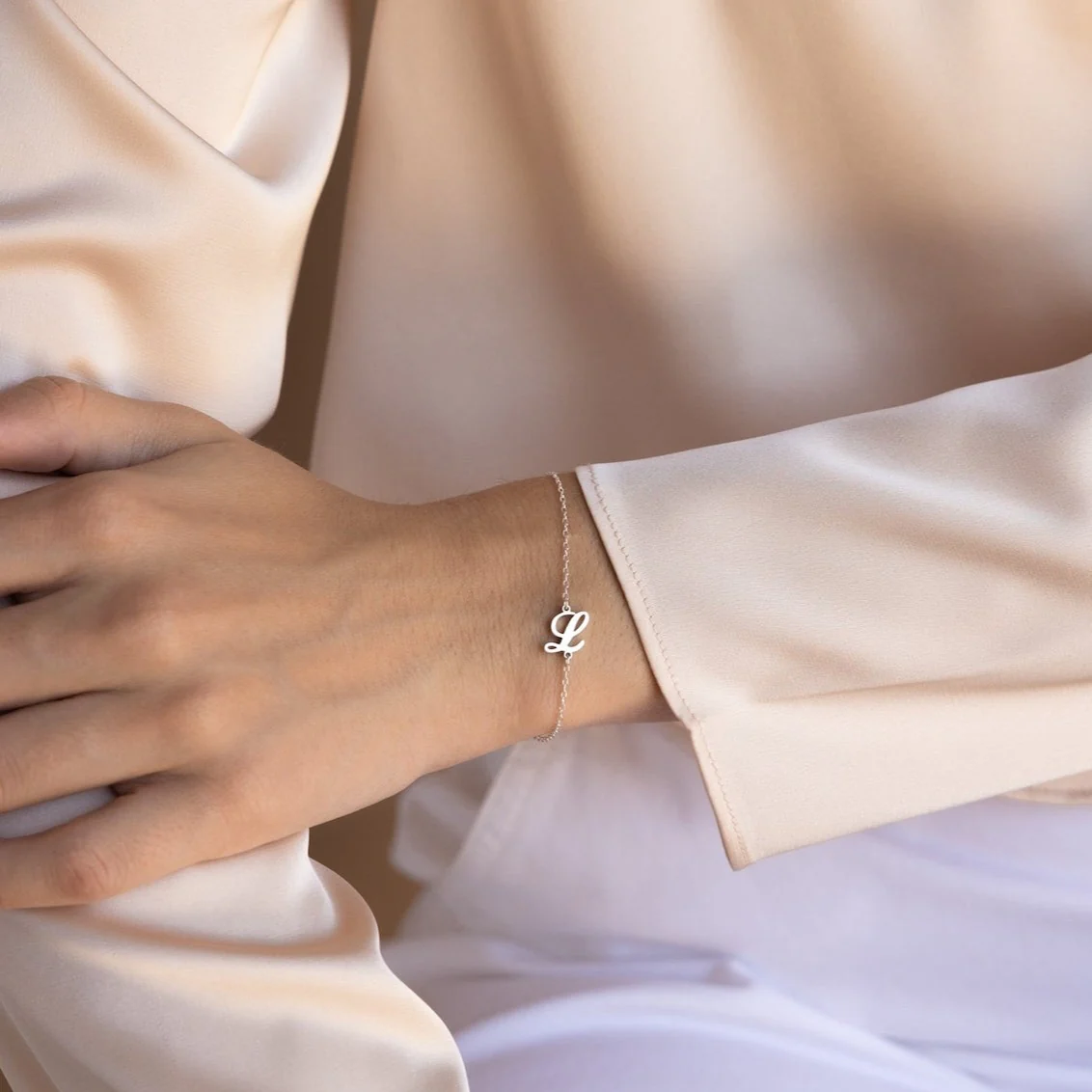 Carrie Initial Bracelet - Image 3