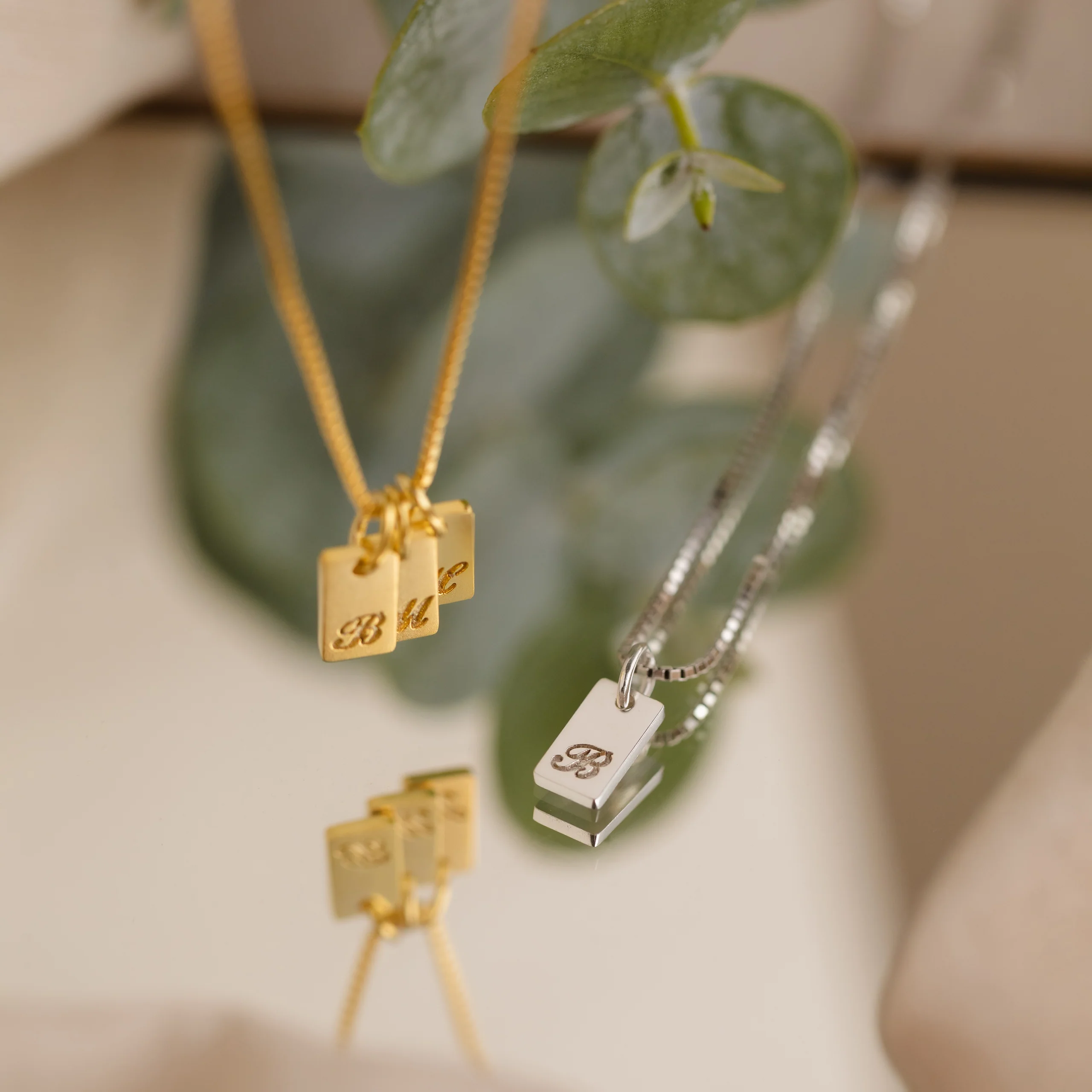 Carrie Mini Tag Necklace - Image 6