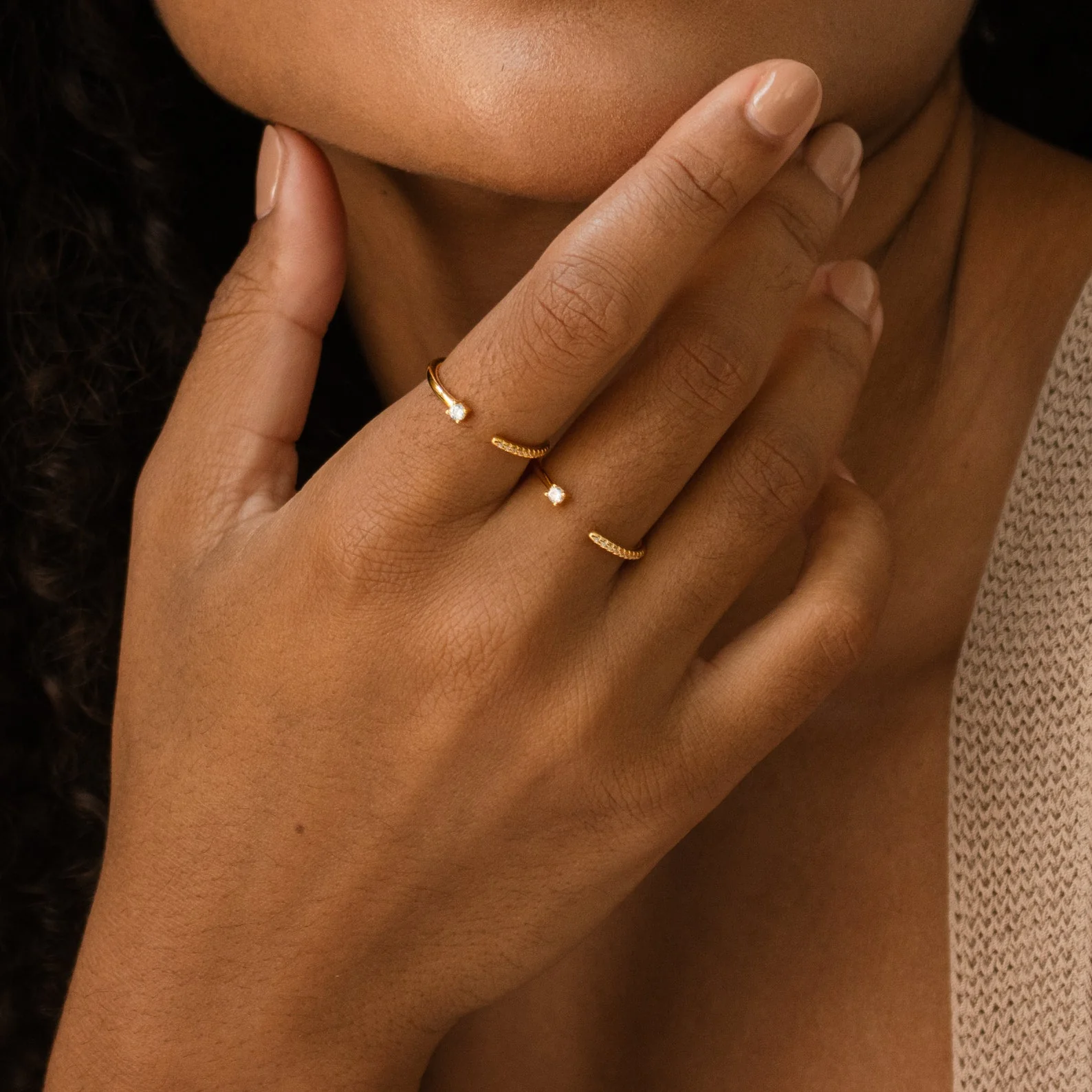 Cecilia Pave Ring - Image 2