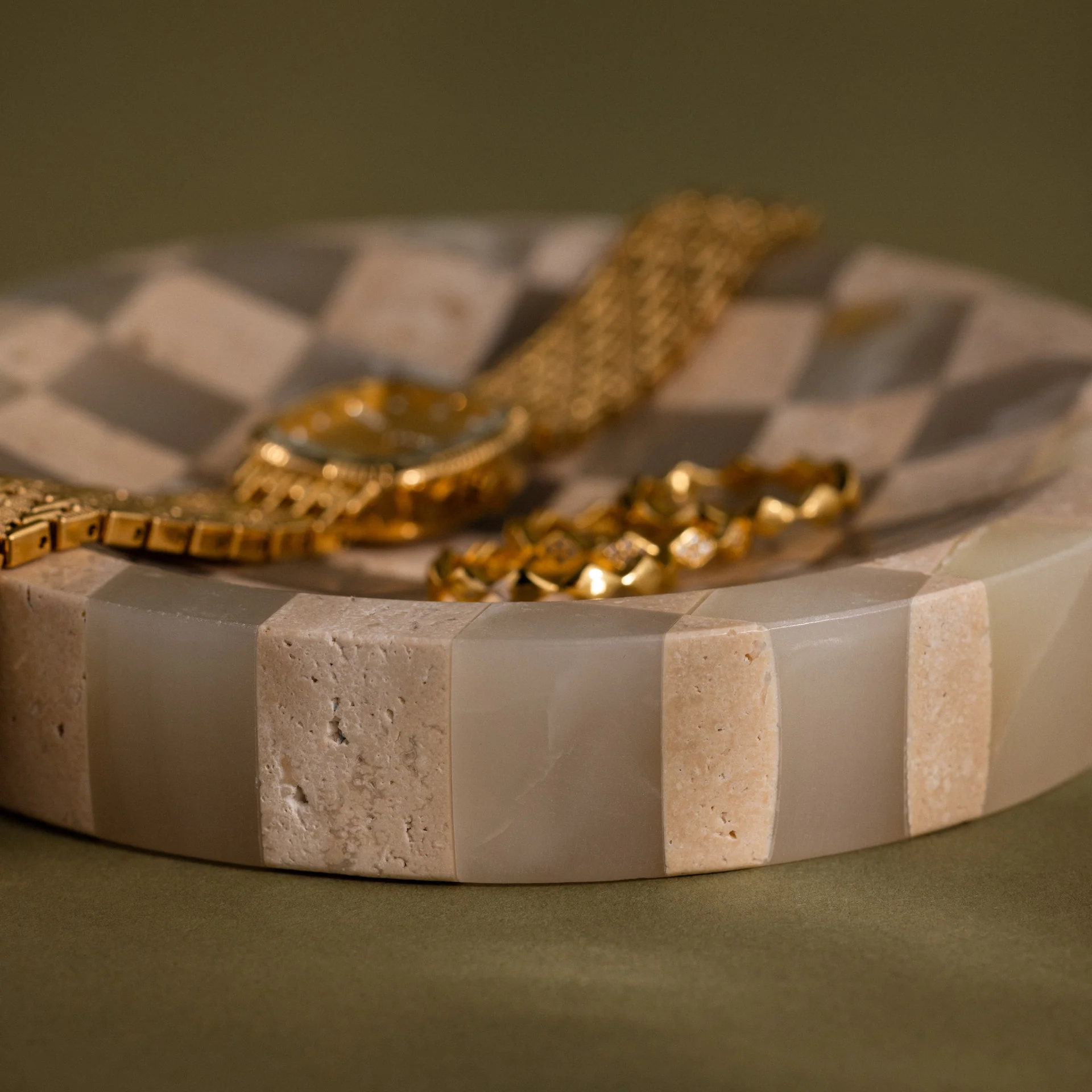 Checkered Jewelry Dish - Image 3