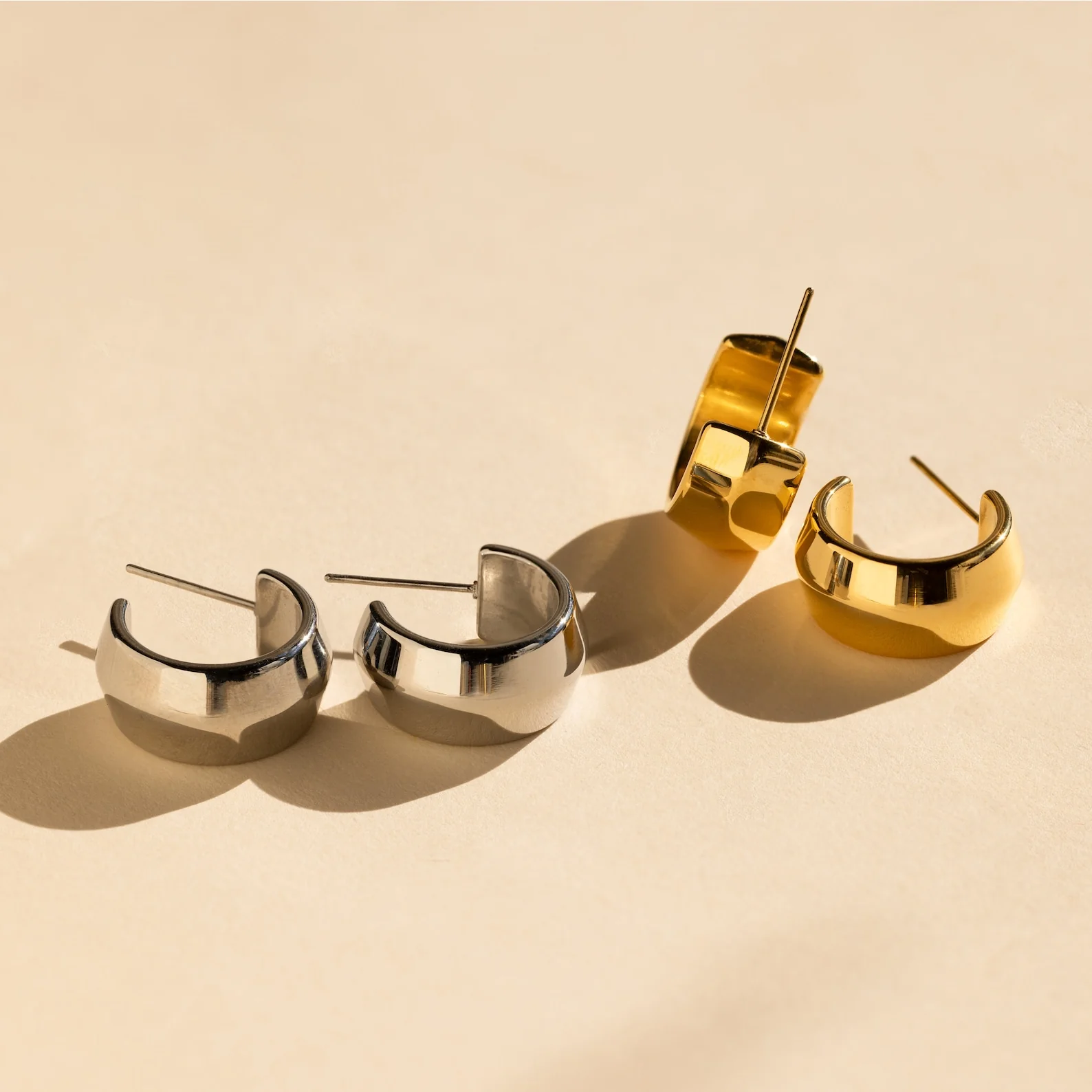 Chunky Bold Hoops - Image 3