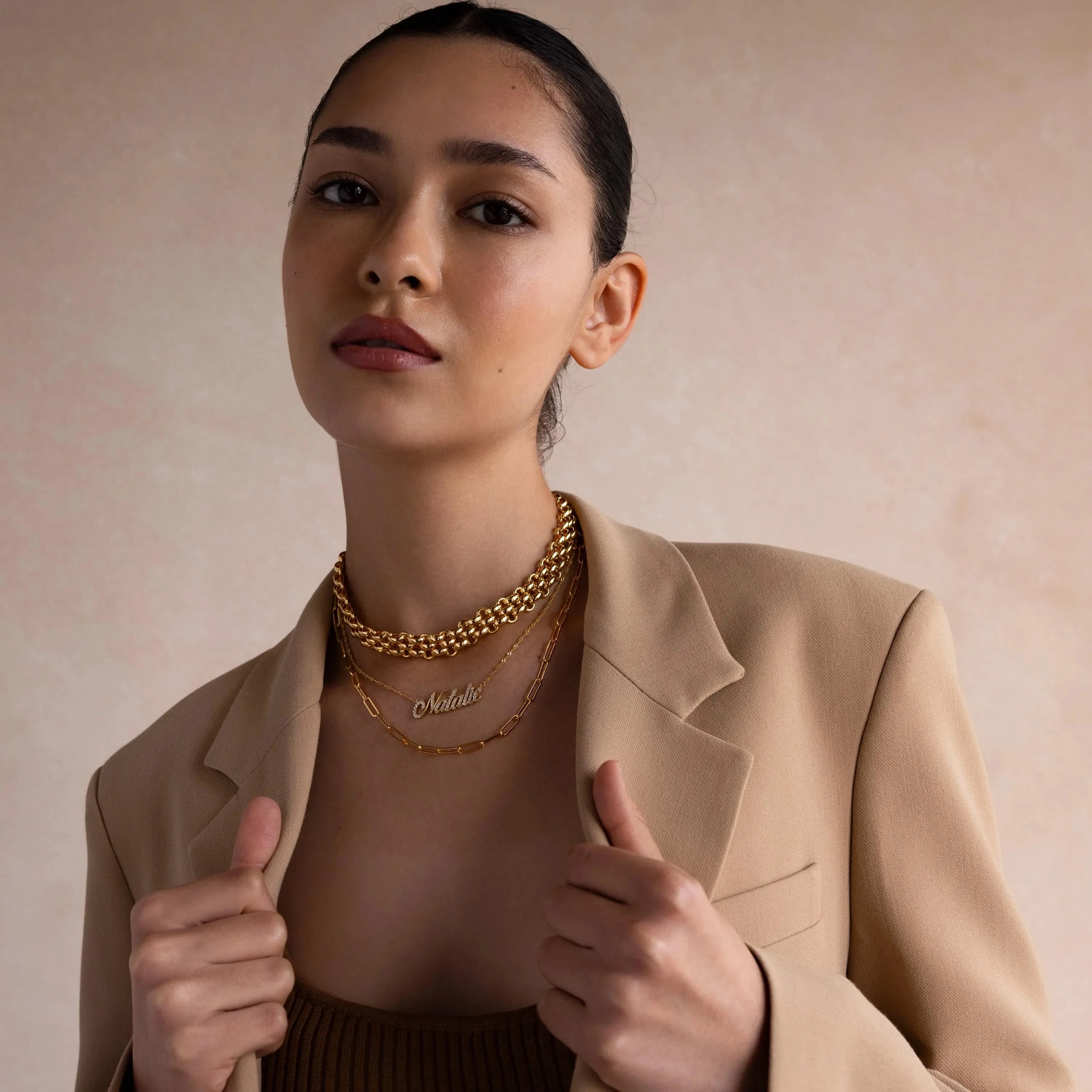 Chunky Link Mesh Necklace - Image 6