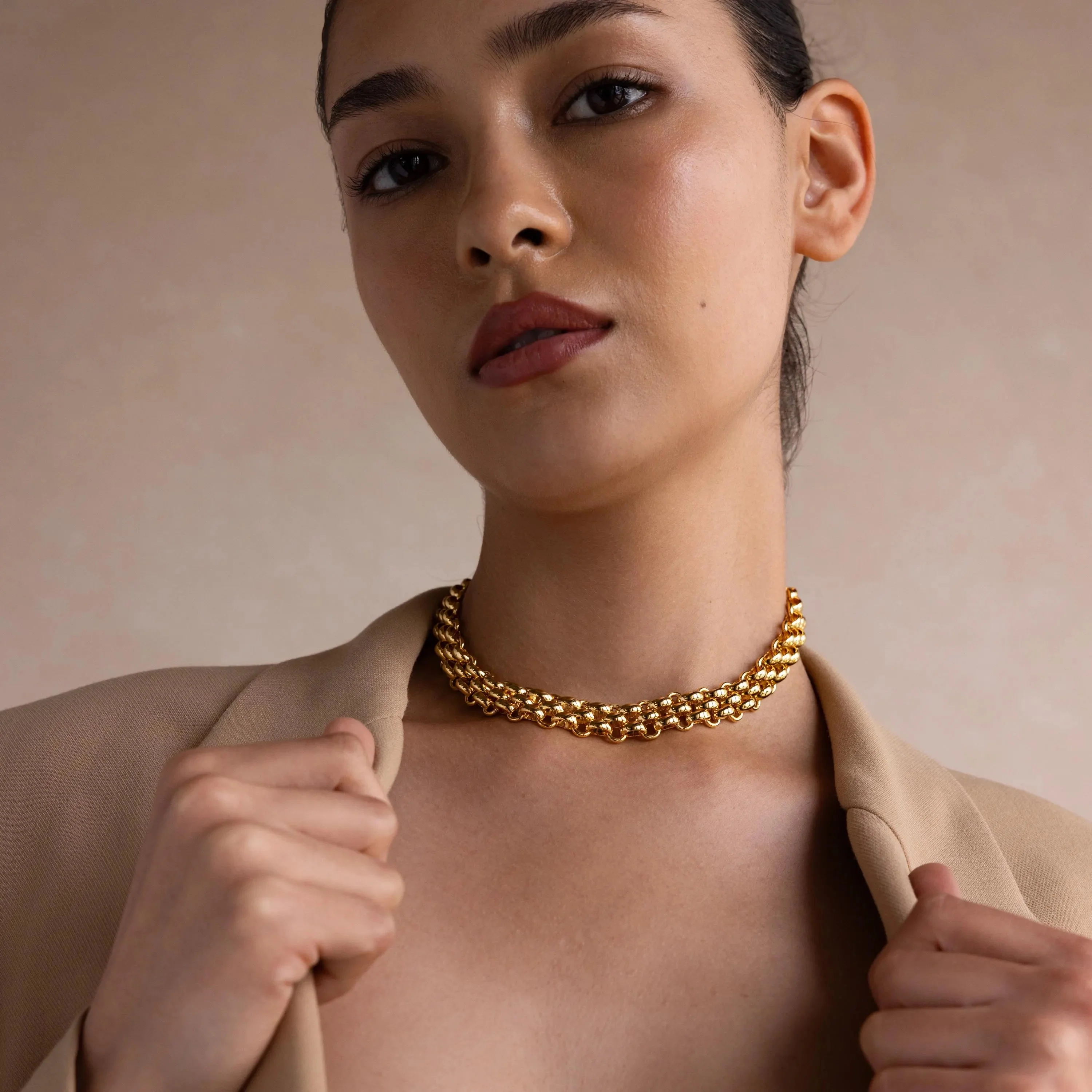 Chunky Link Mesh Necklace - Image 8