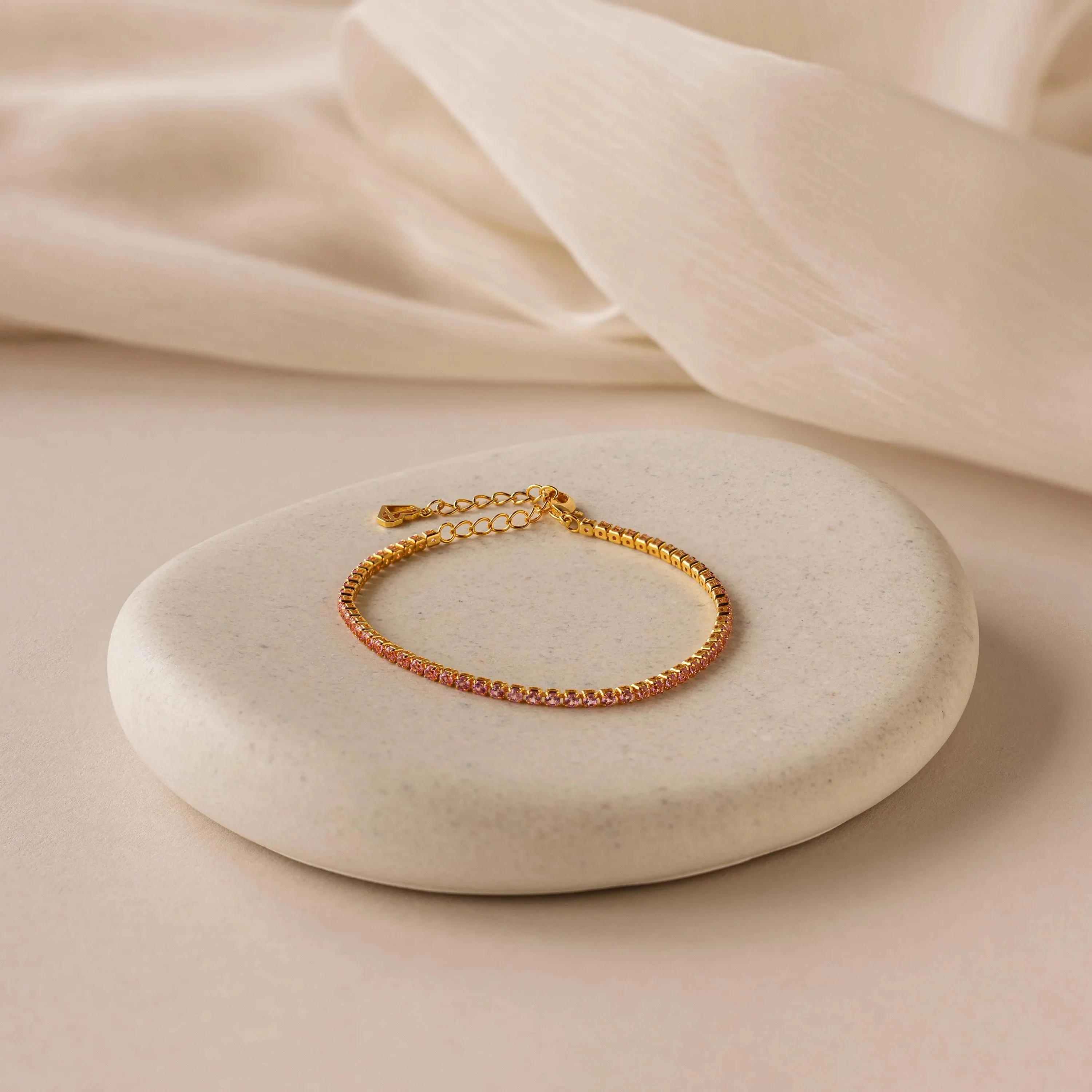 Classic Birthstone Tennis Bracelet - Image 5