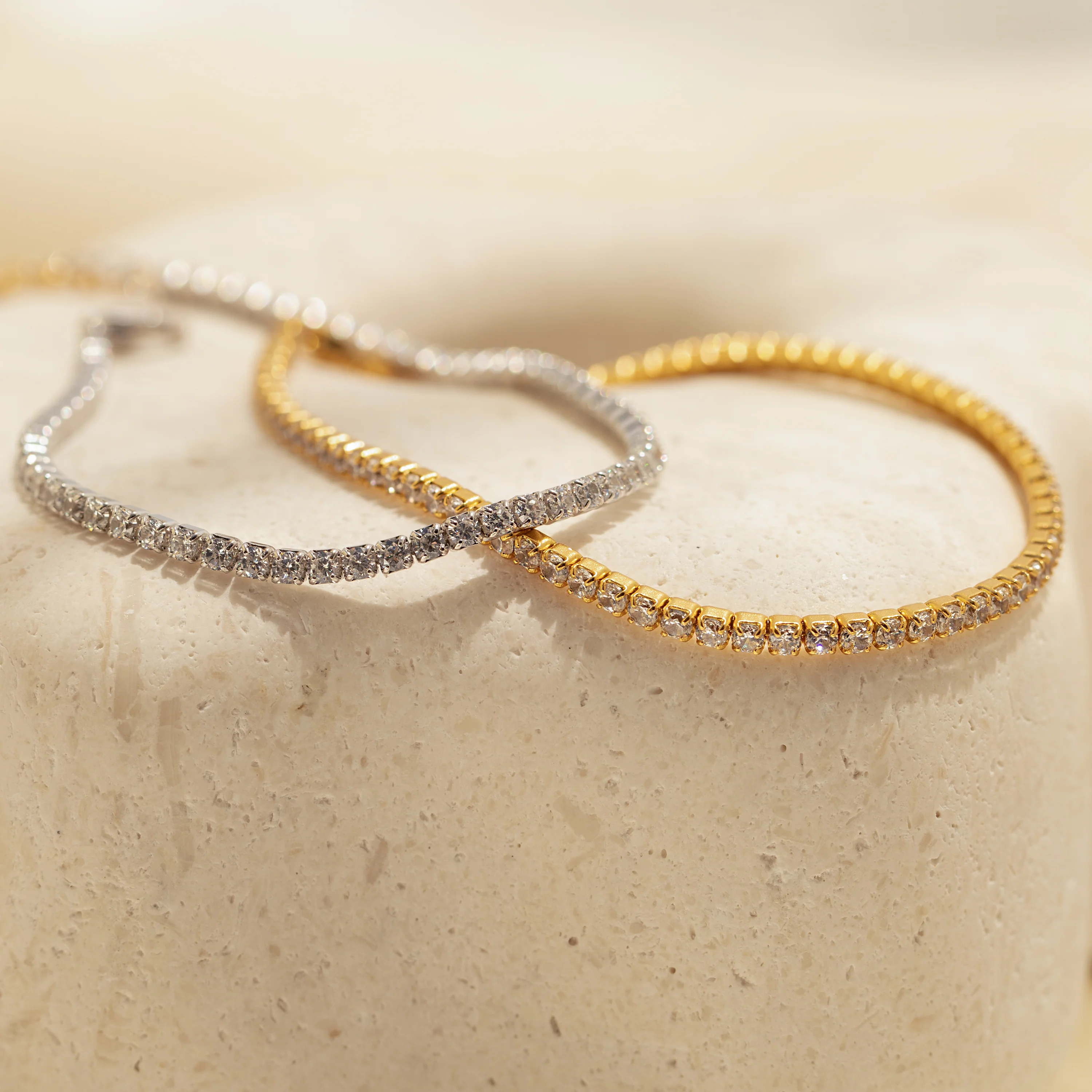 Classic Diamond Tennis Bracelet in Silver - Image 8