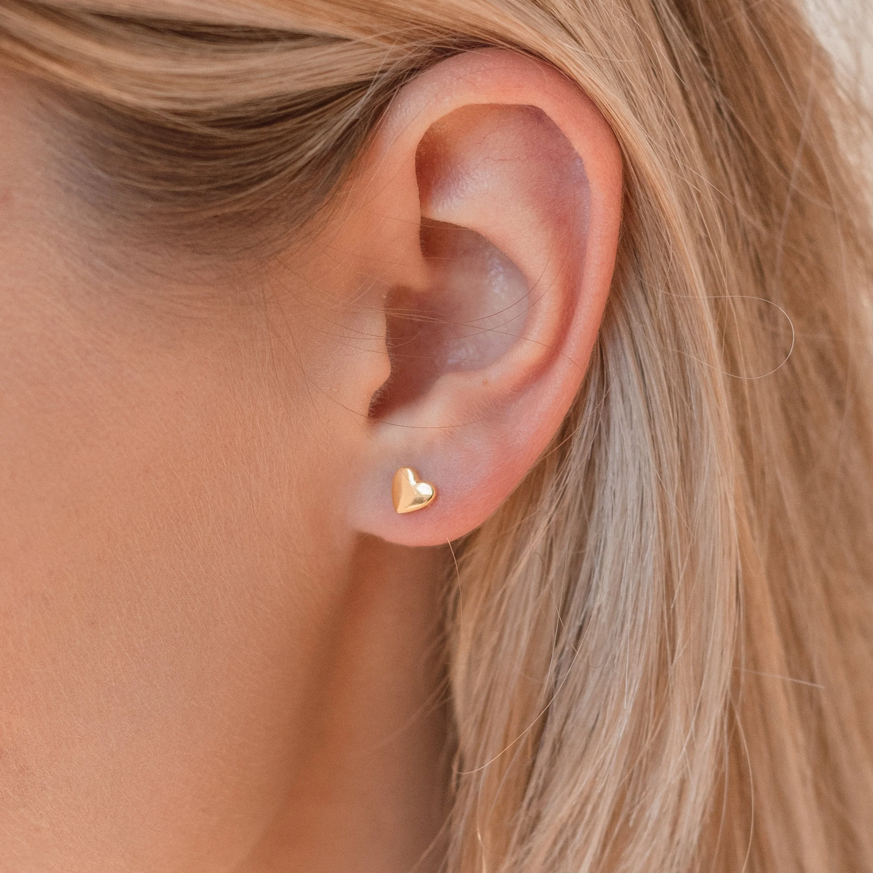 Classic Heart Studs - Image 2