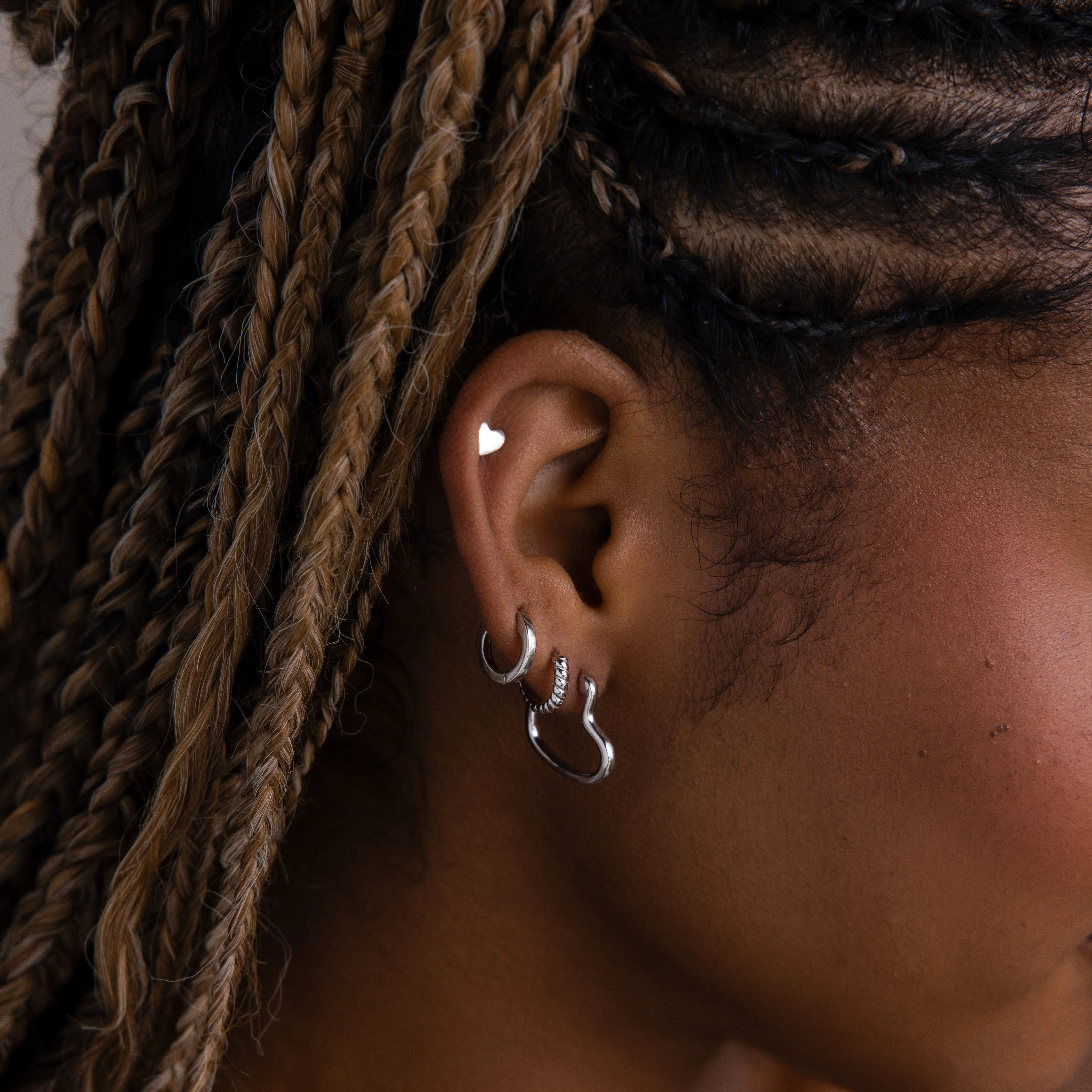 Classic Heart Studs - Image 8