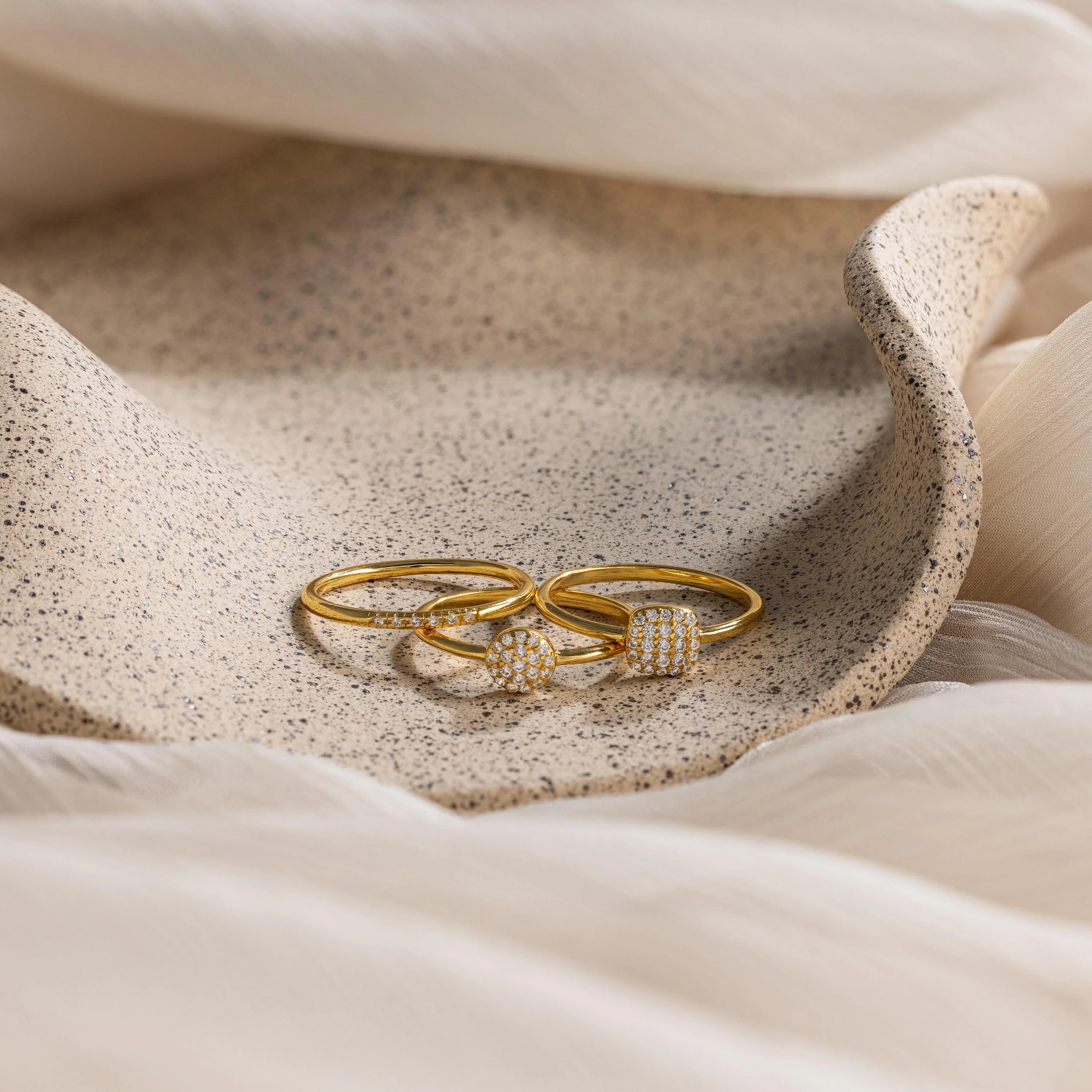 Classic Pave Ring Set - Image 4