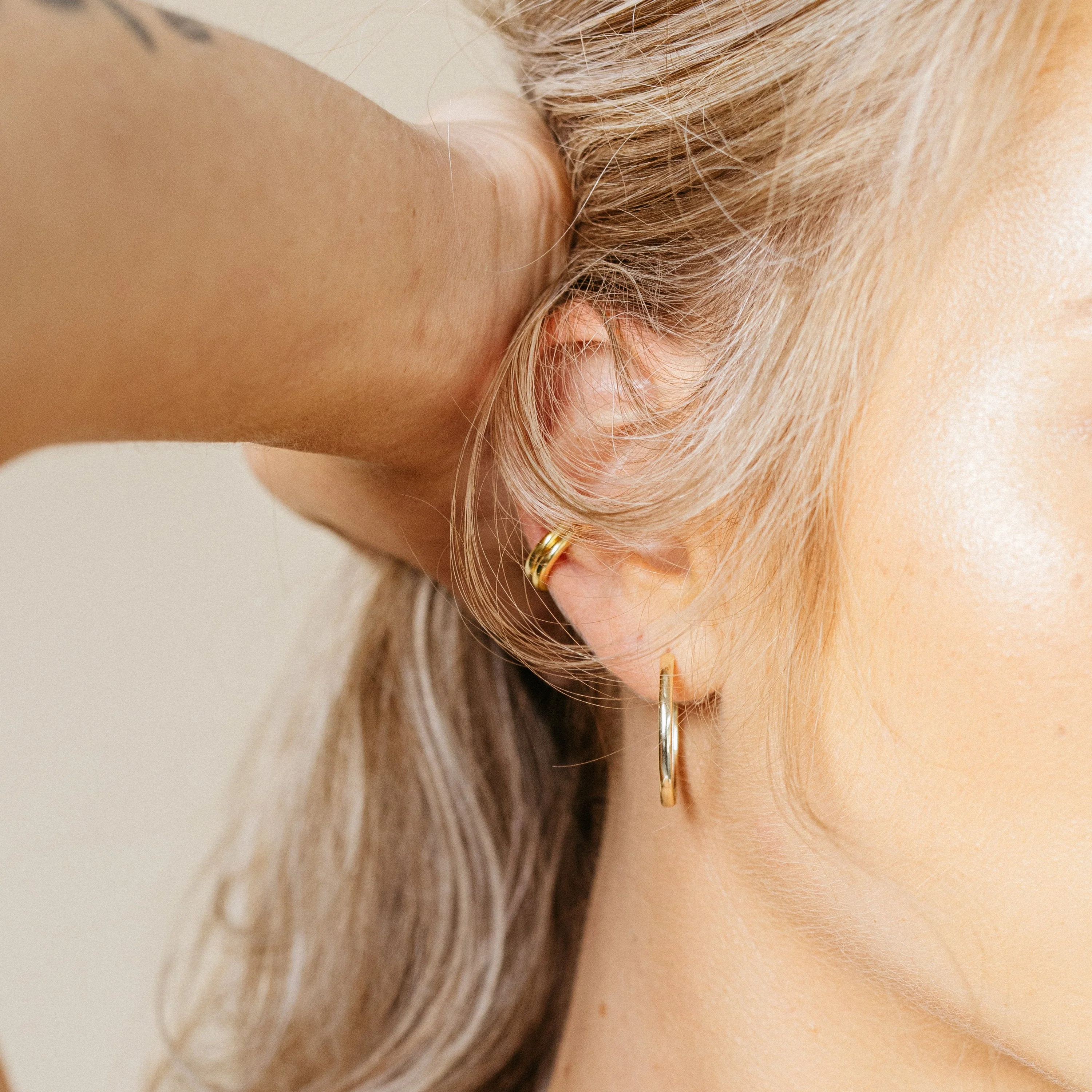Cleo Cuffs in 18K Gold - Image 4