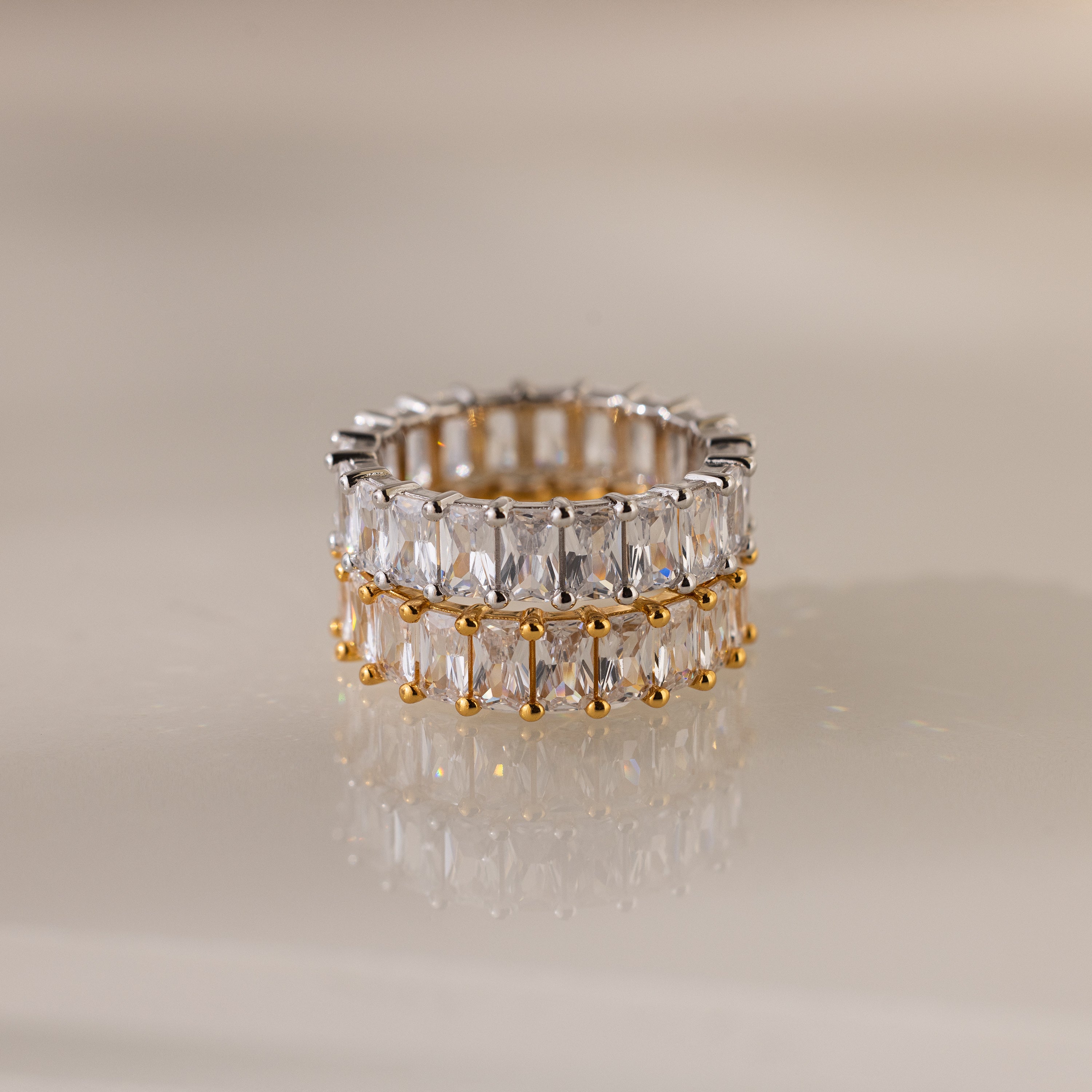 Colette Eternity Ring in Silver - Image 7