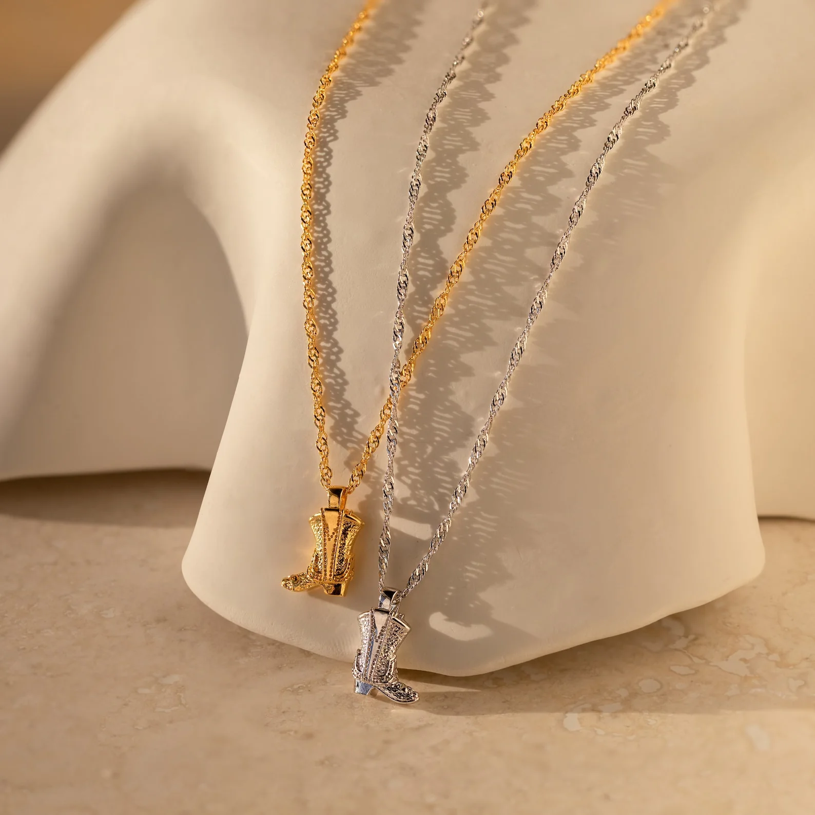 Cowboy Boot Necklace - Image 3