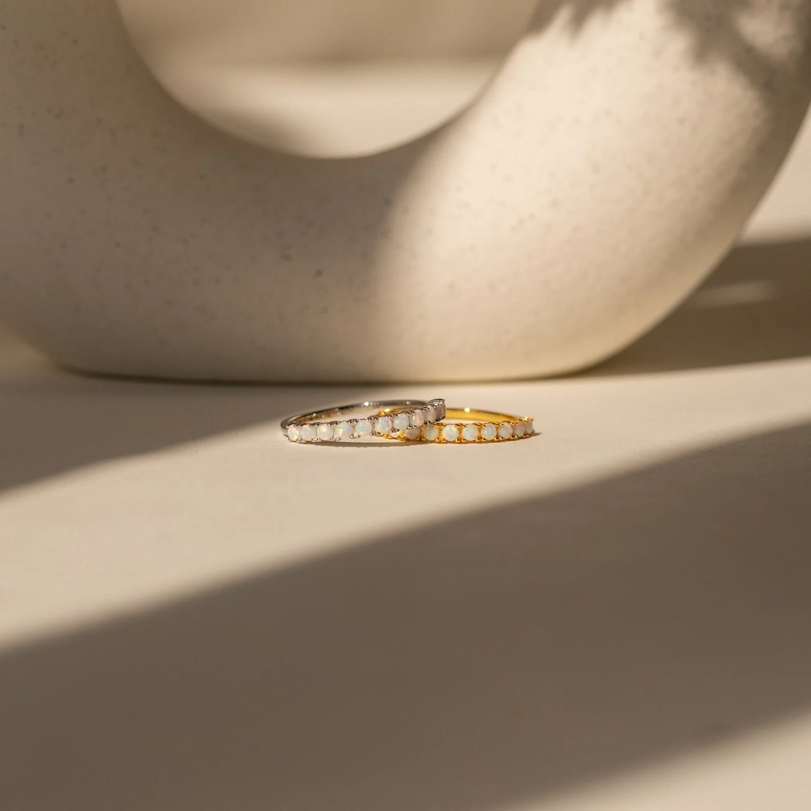 Crescent Opal Ring - Image 3